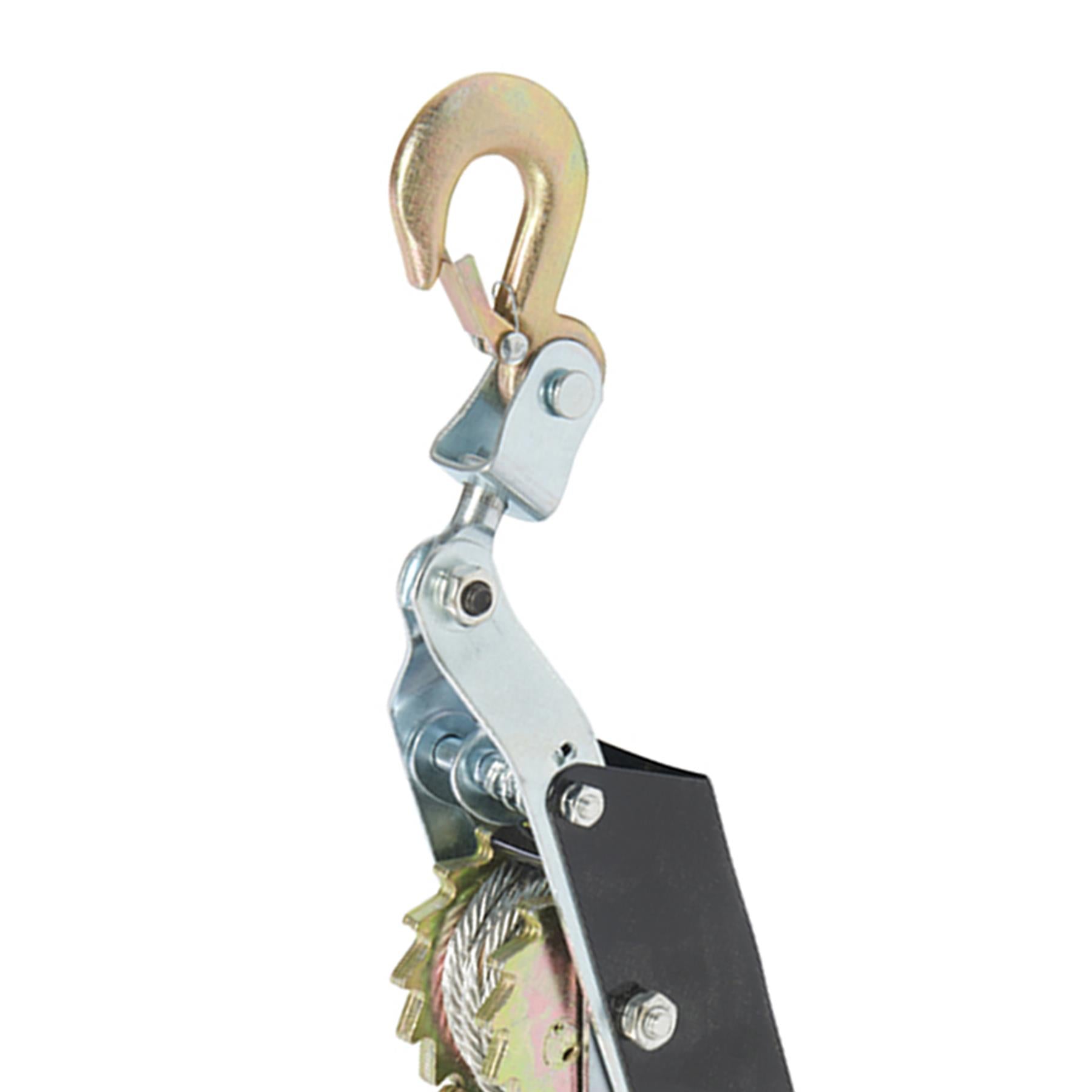 Hand Cable Puller 2000Kg Heavy Duty 3M Cable With Drop-Forged Steel Hooks