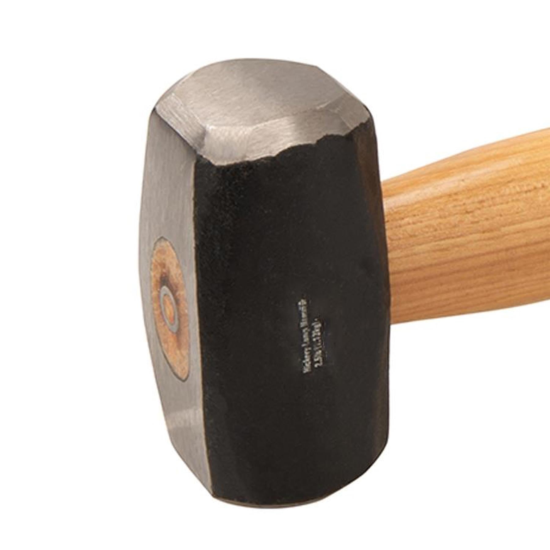 Hickory Lump Hammer 2.5Lb (1.13Kg) Steel Head Heavy Duty Demoliton Building