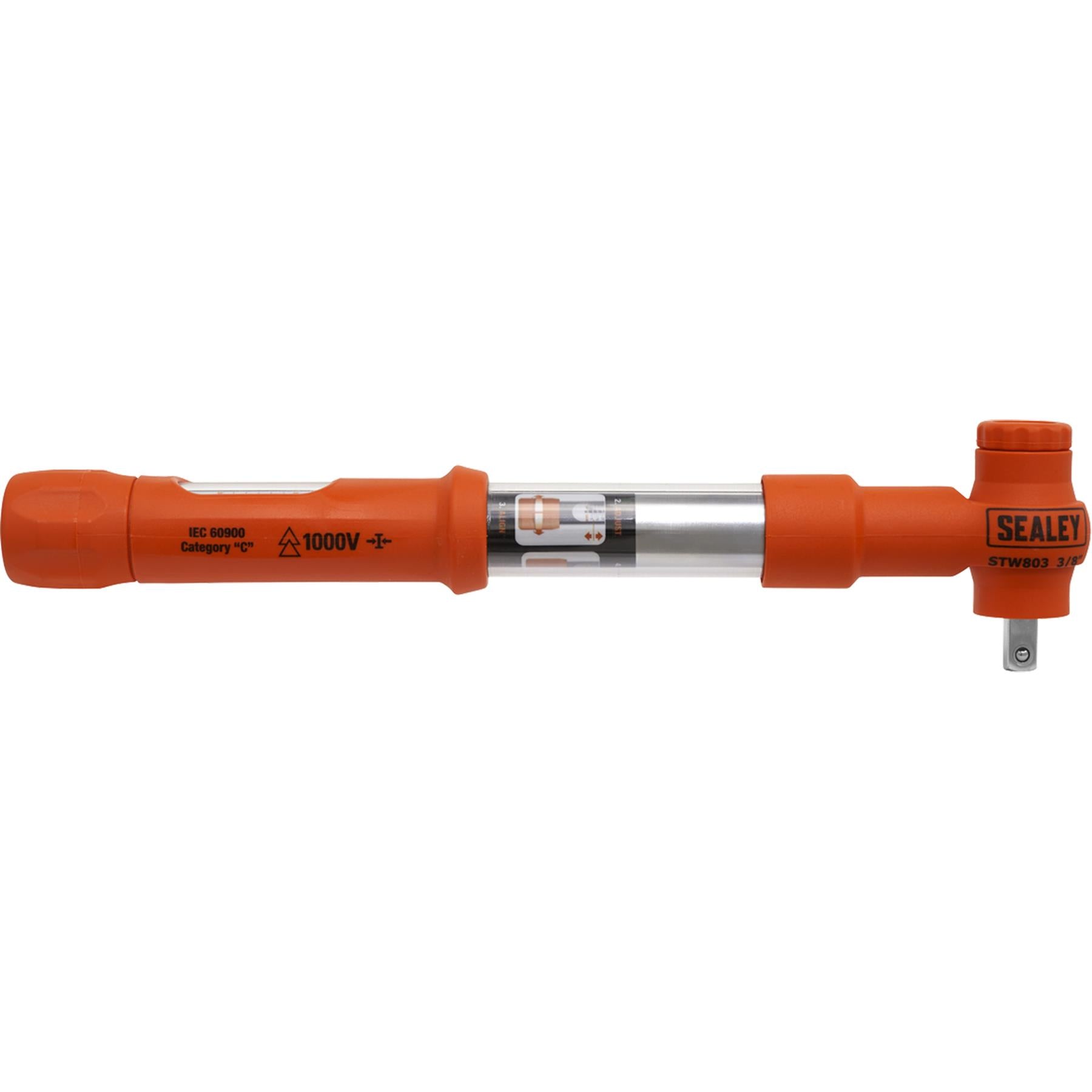 Sealey Torque Wrench Insulated 3/8"Sq Drive 12-60Nm