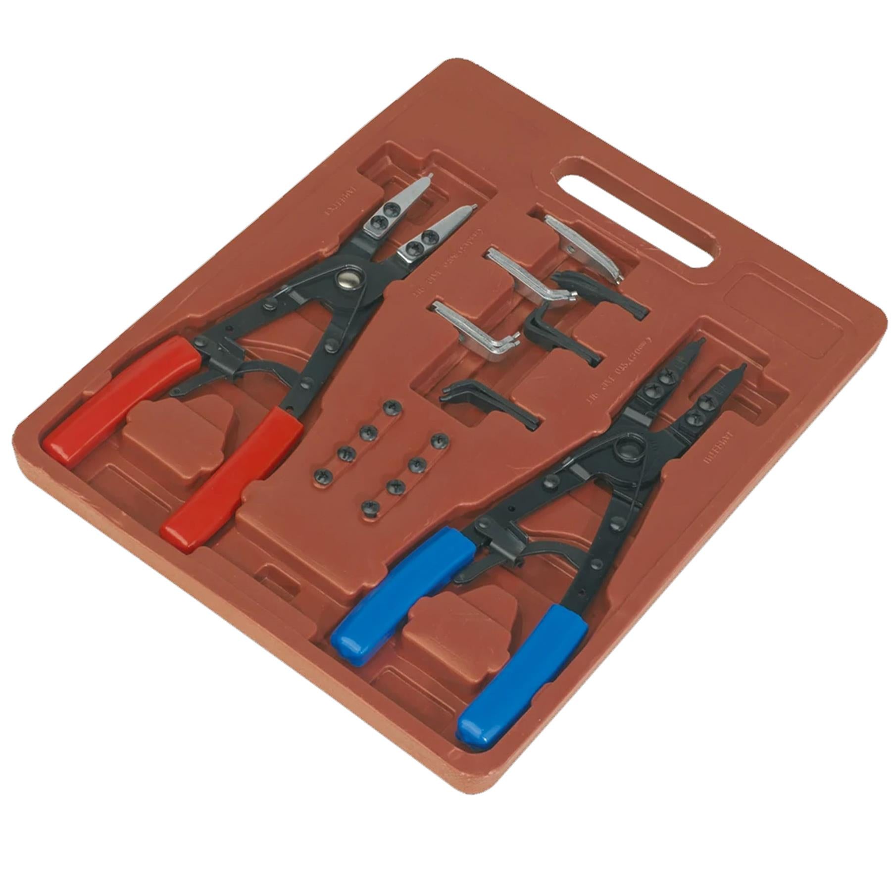 Sealey Circlip Pliers Set Internal/External 265mm