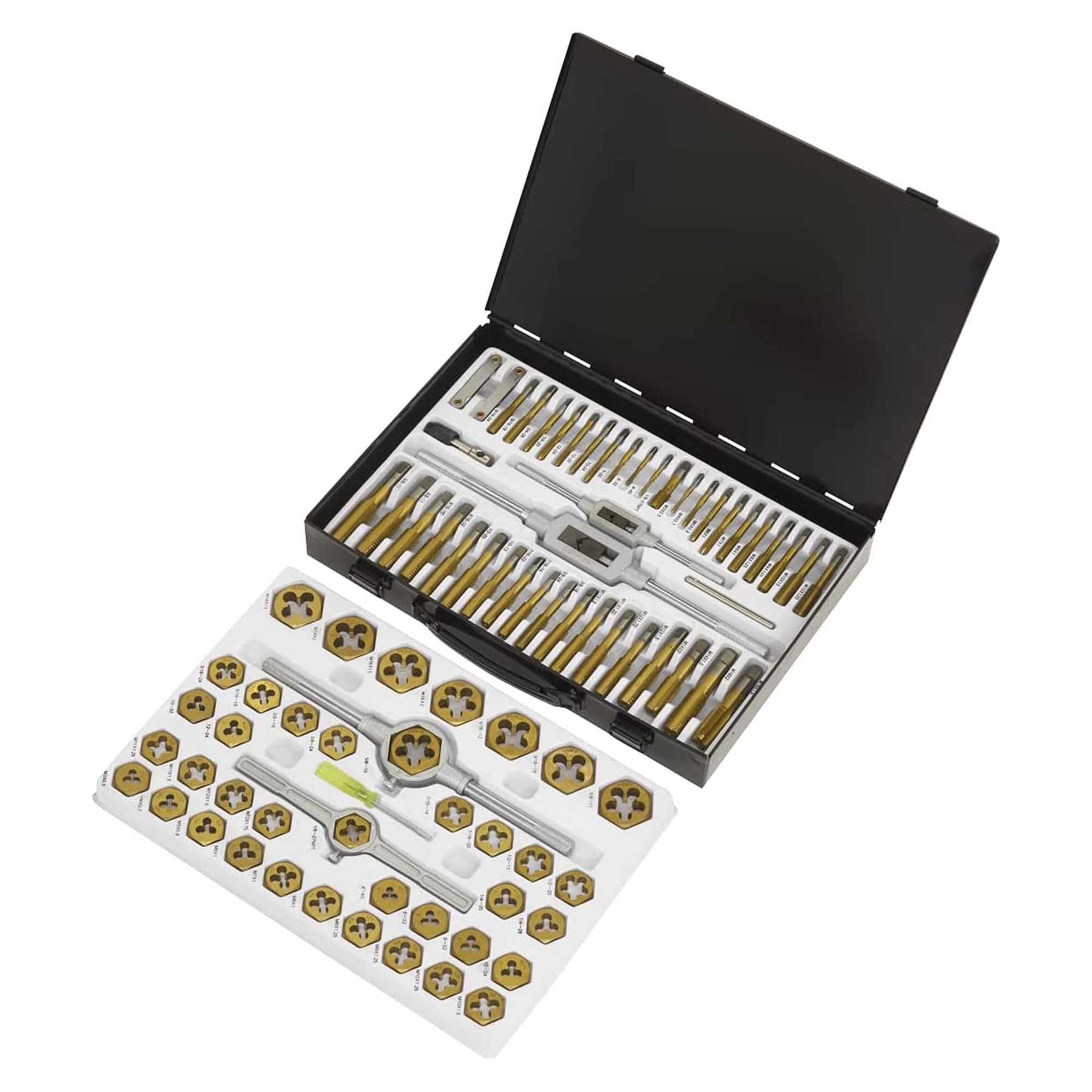 Sealey Tap & Die Set Hexagonal Metric & Imperial 86pc