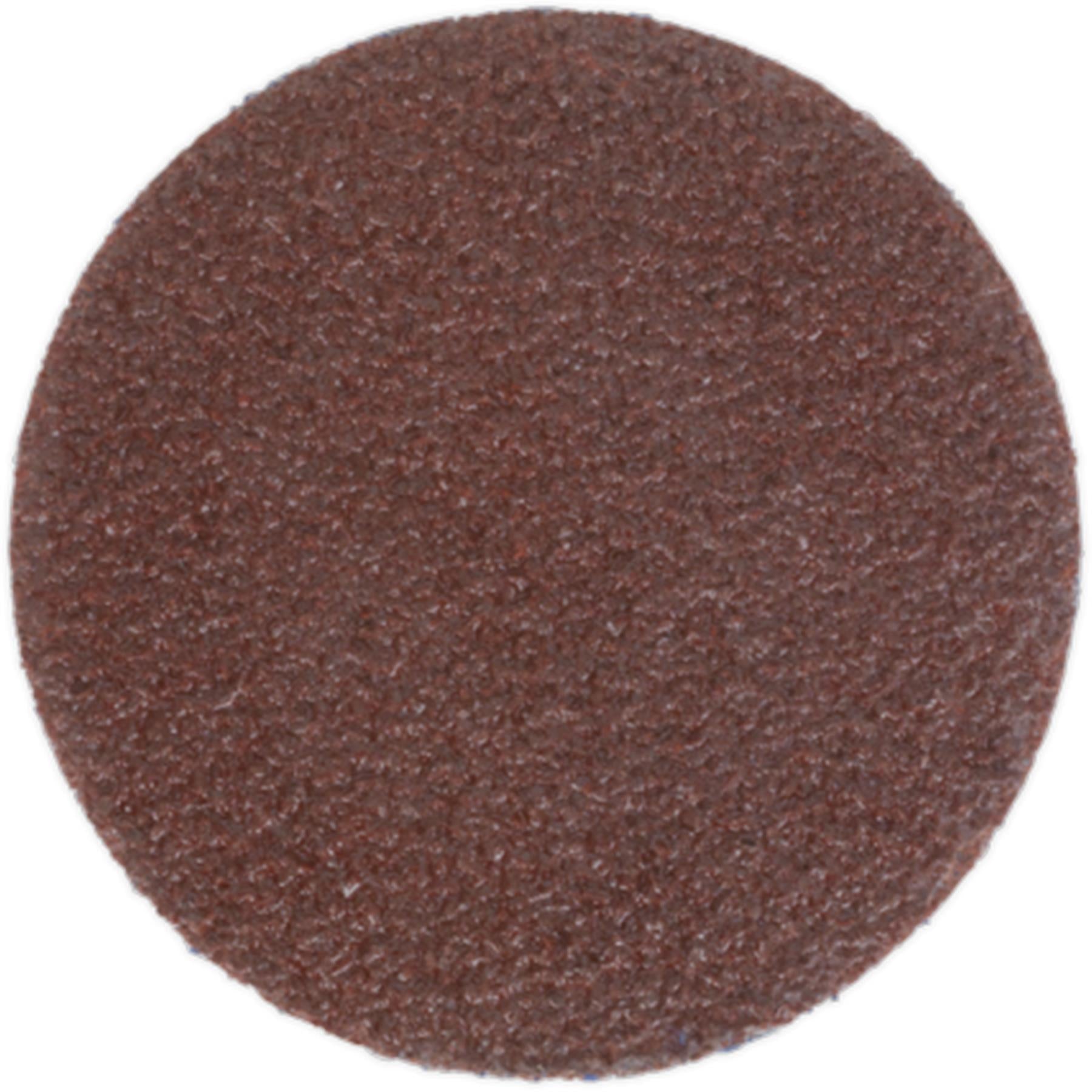 Sealey Quick-Change Sanding Disc 50mm 60Grit Pack of 10