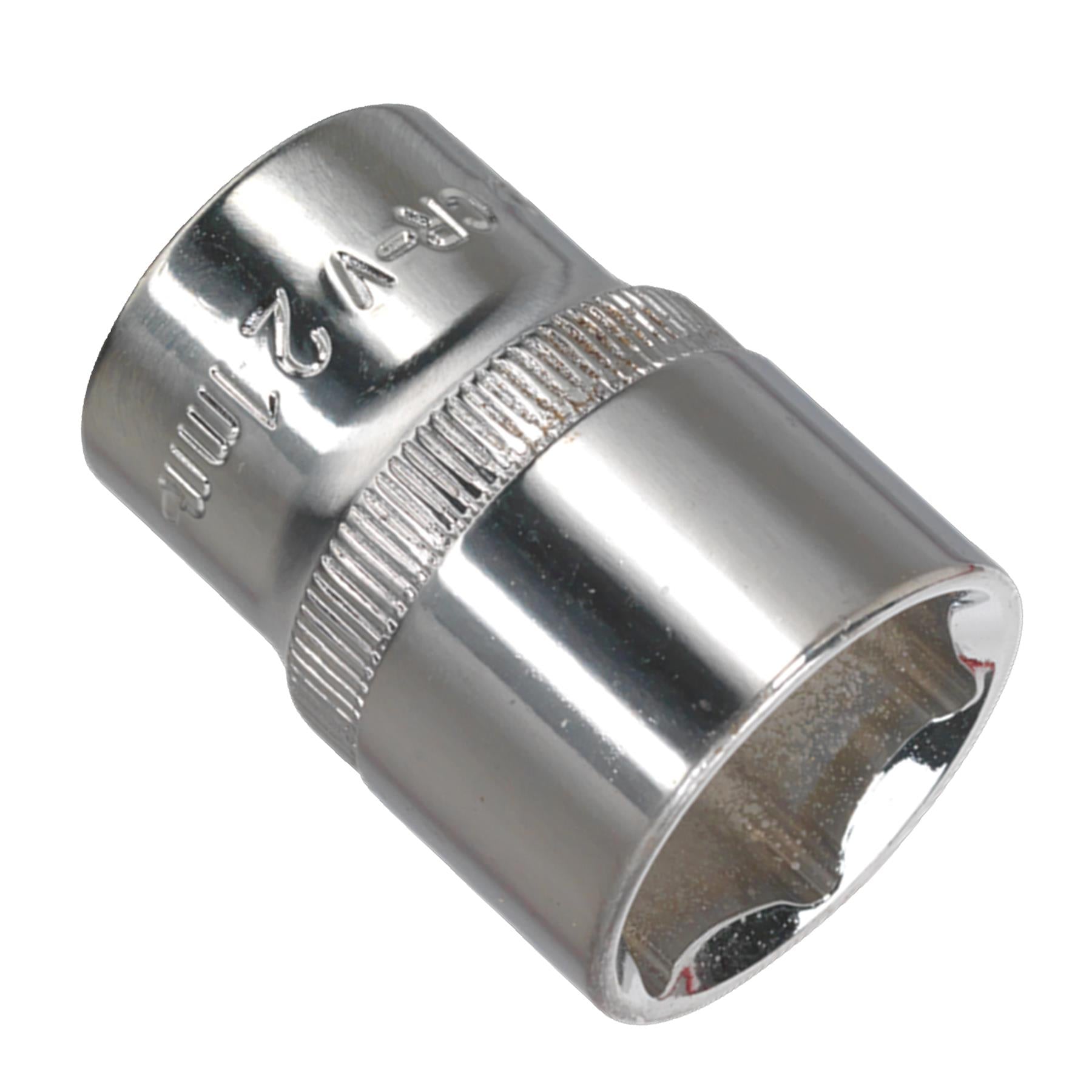 Sealey WallDrive Socket 21mm 1/2"Sq Drive Fully Polished