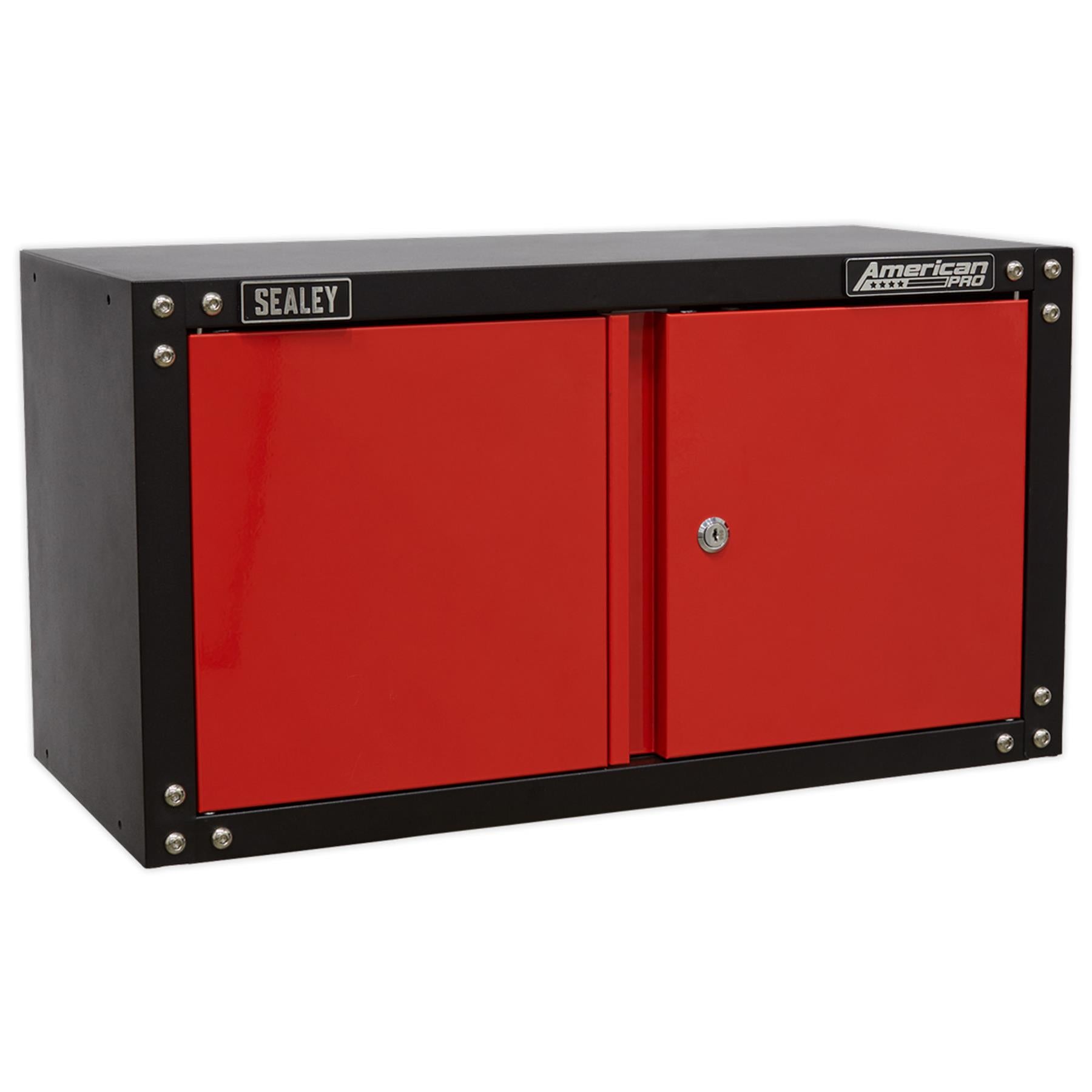 Sealey American Pro 2.6m Storage System supplied with a lock and two keys