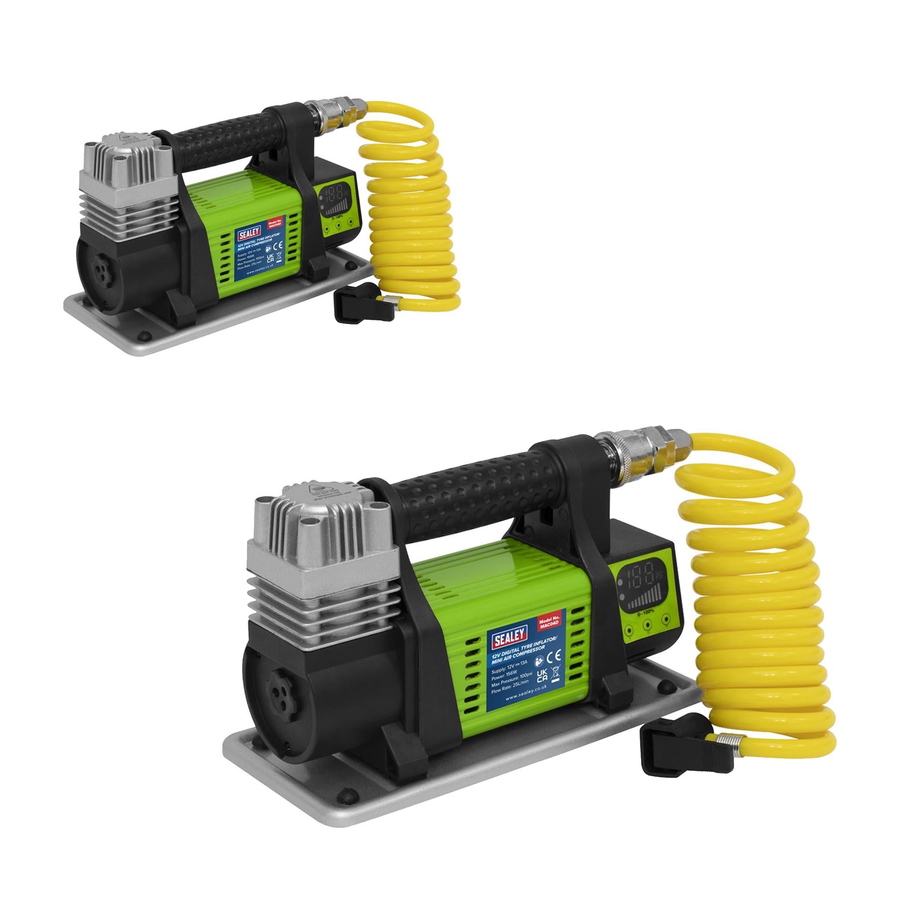 Sealey Digital Tyre Inflator/Mini Air Compressor 12V