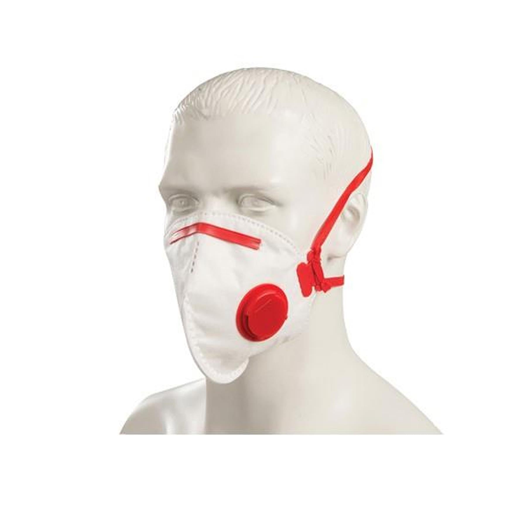 2 Pc Face Mask Respirator Valved