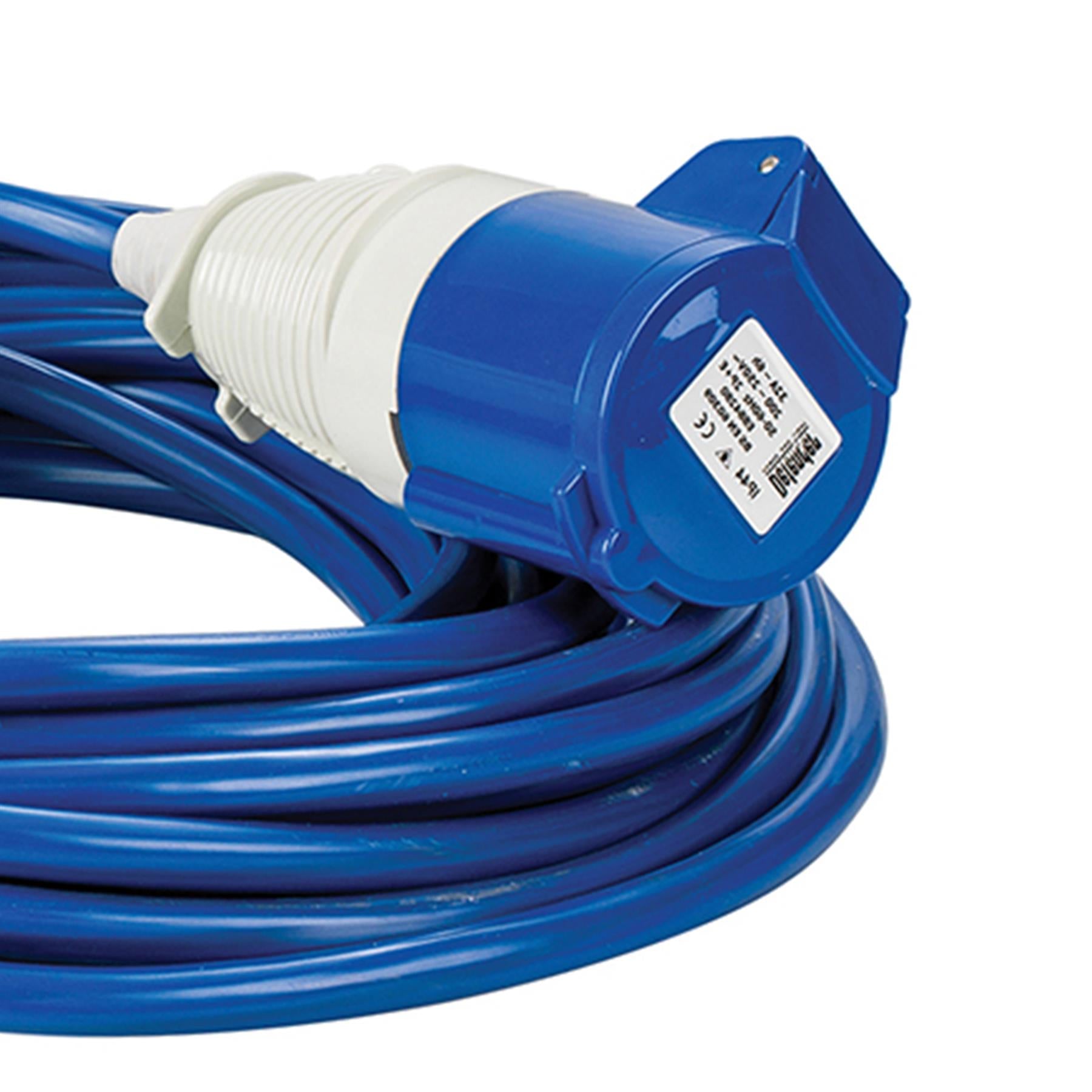 Defender Extension Lead Blue 4mm2 32A 14m 230V