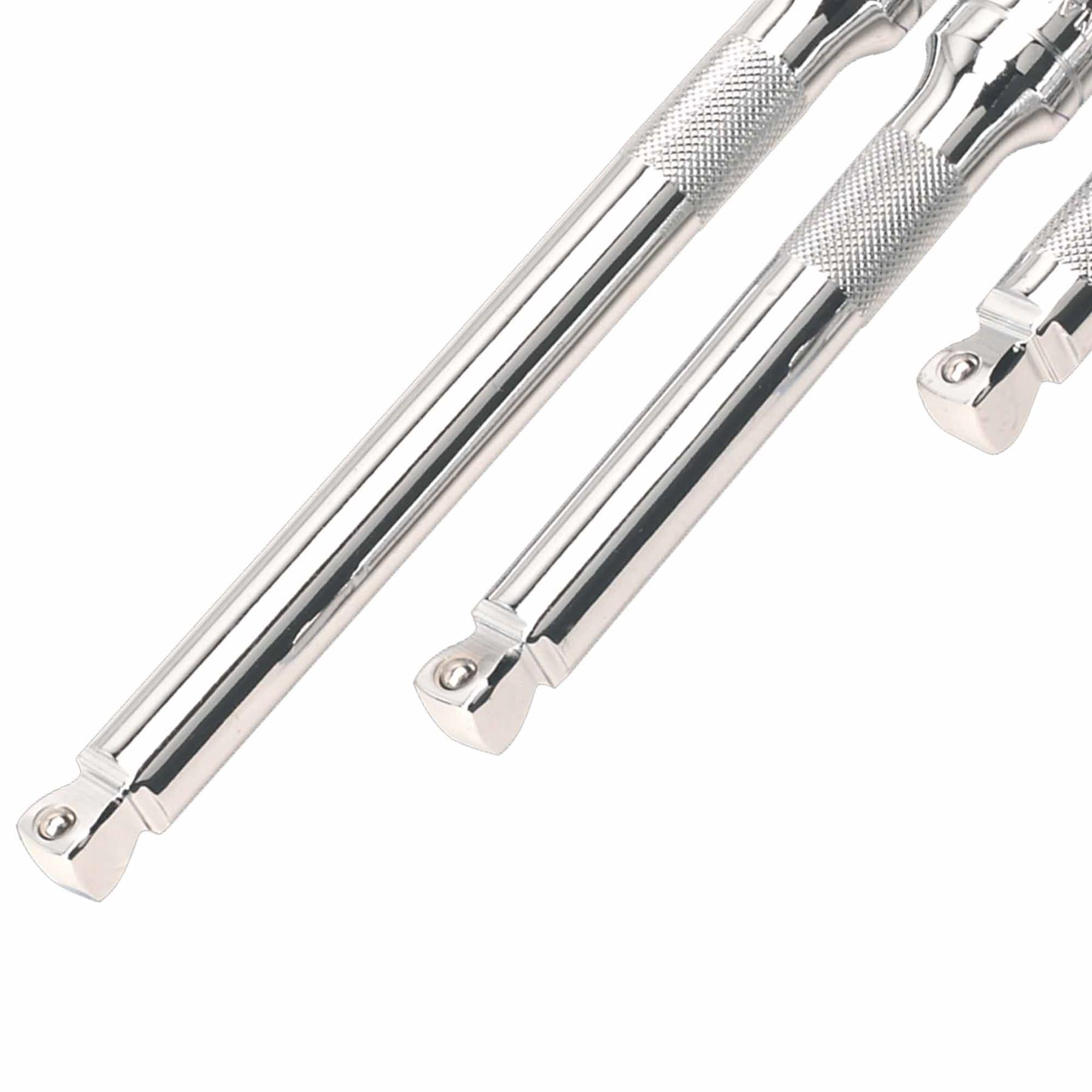 Sealey Wobble/Rigid Extension Bar Set 3pc 1/2"Sq Drive