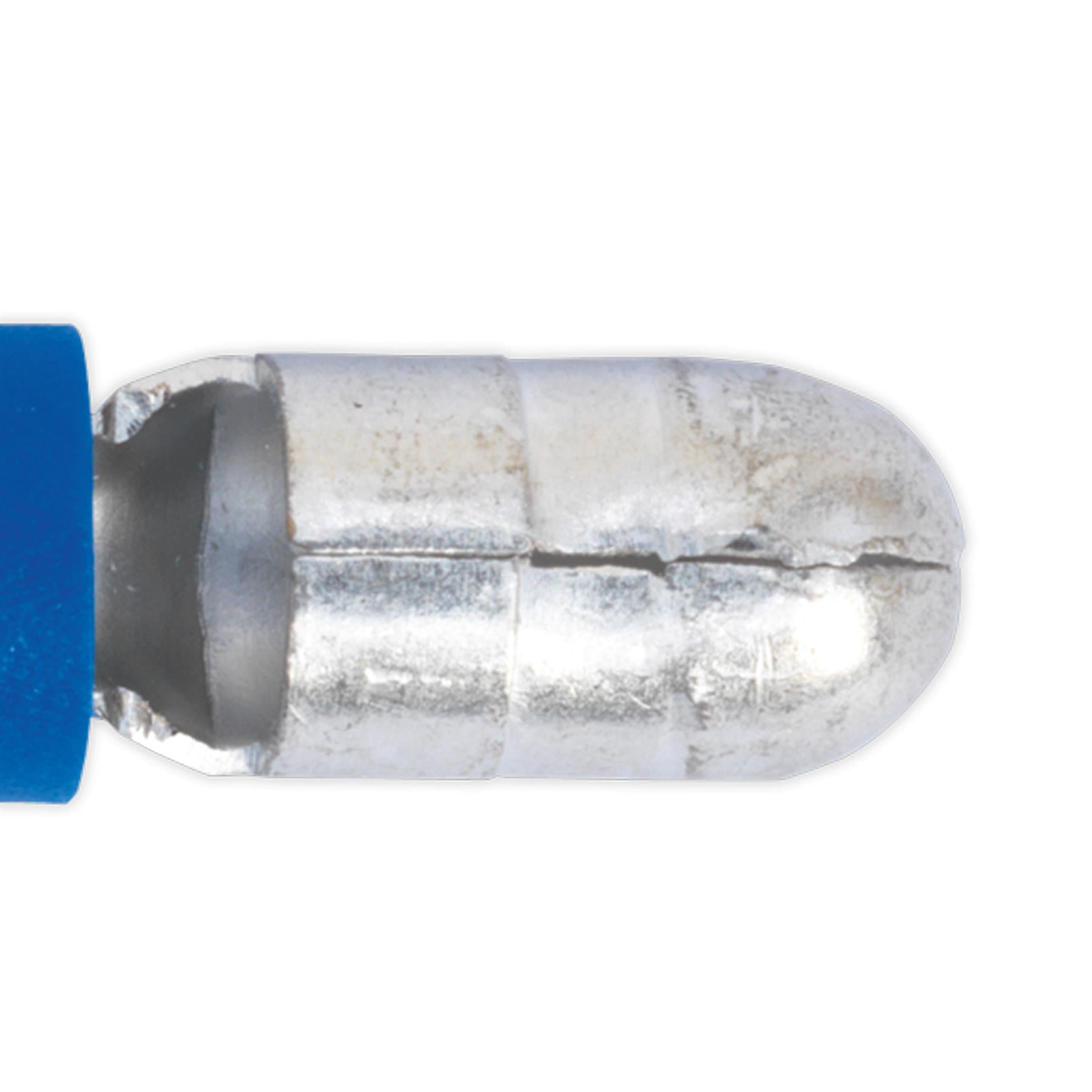 Sealey Bullet Terminal 5mm Male Blue Pack of 100