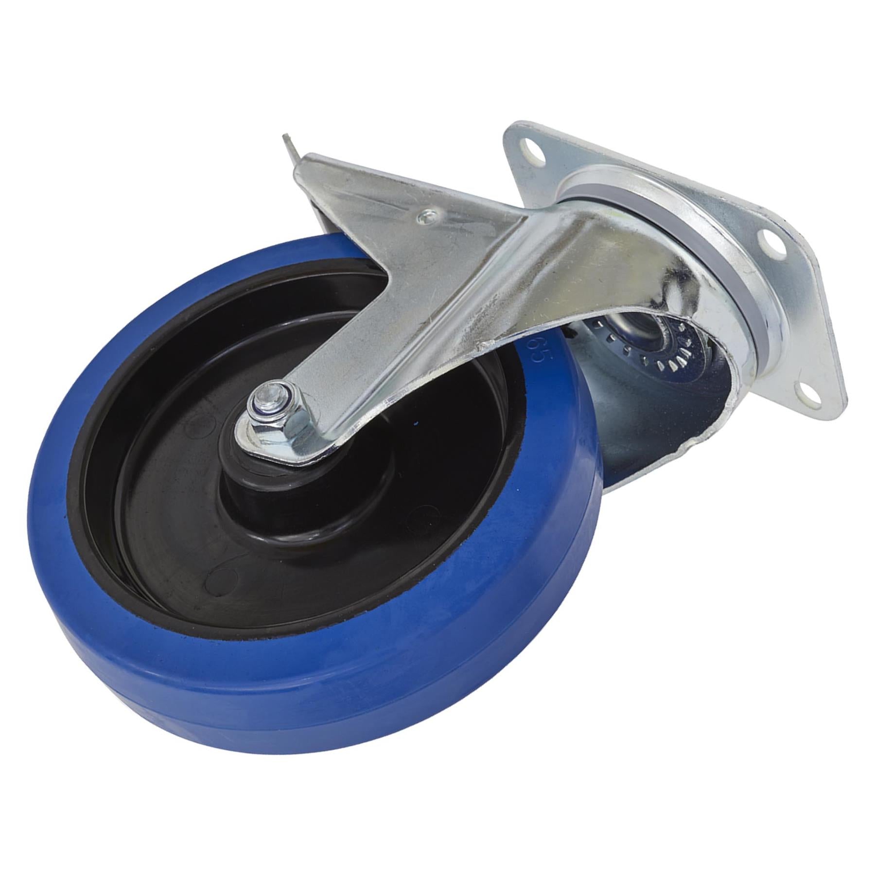 Sealey Castor Wheel Swivel Plate with Total Lock 200mm