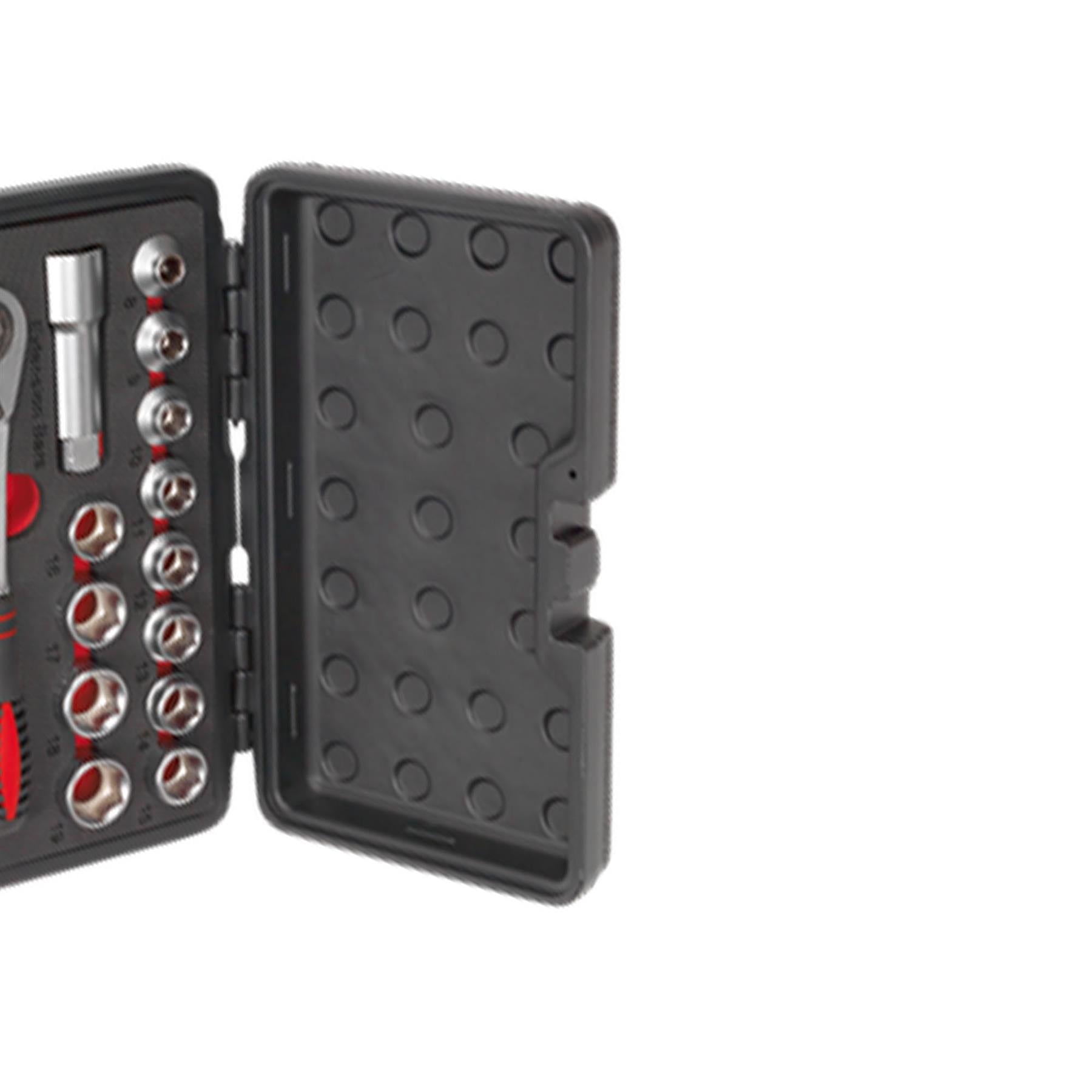 Sealey Socket Set 14pc Go-Through Low Profile WallDrive Metric