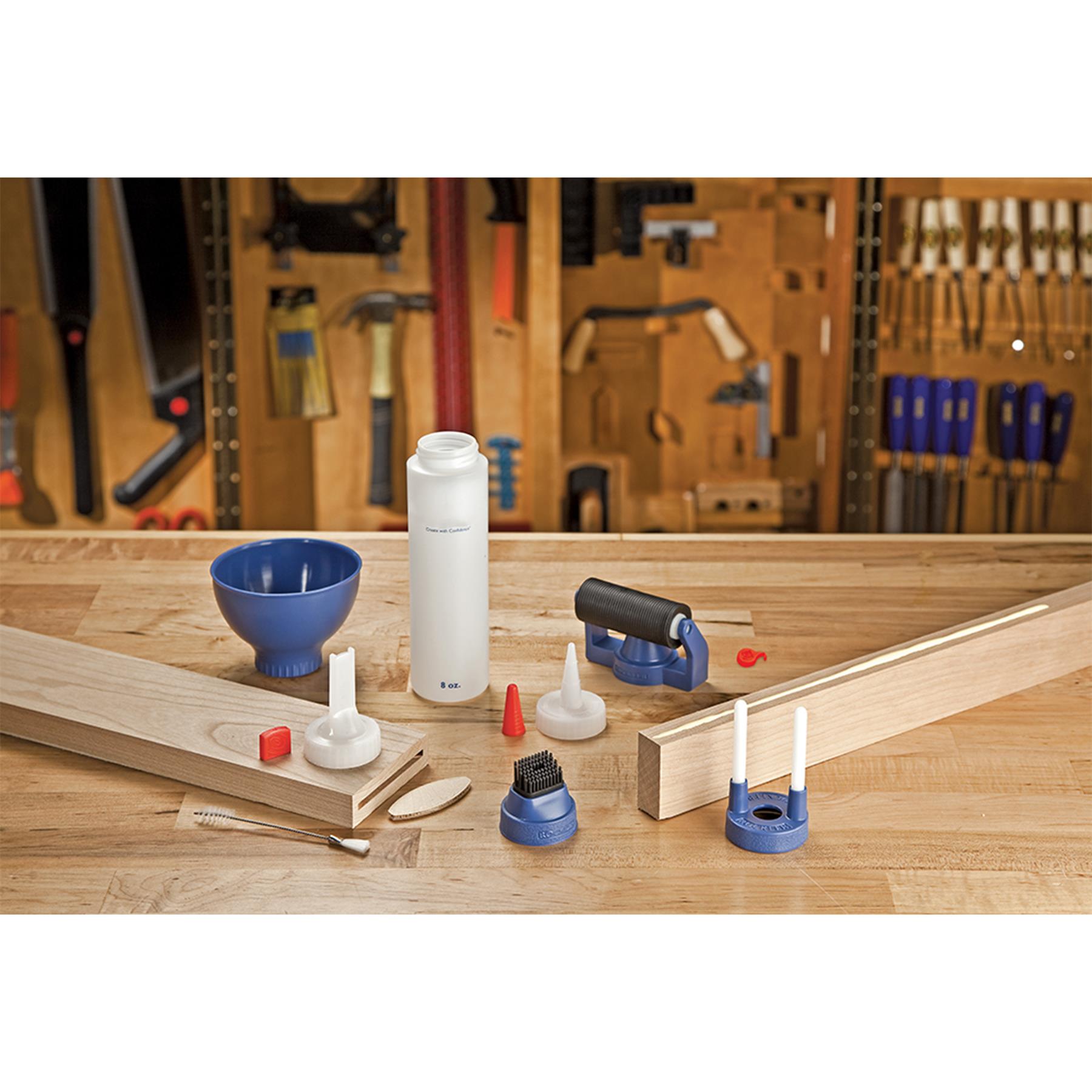 Glue Application Set 8Pc Centring Attachment With Minimal Squeeze Out