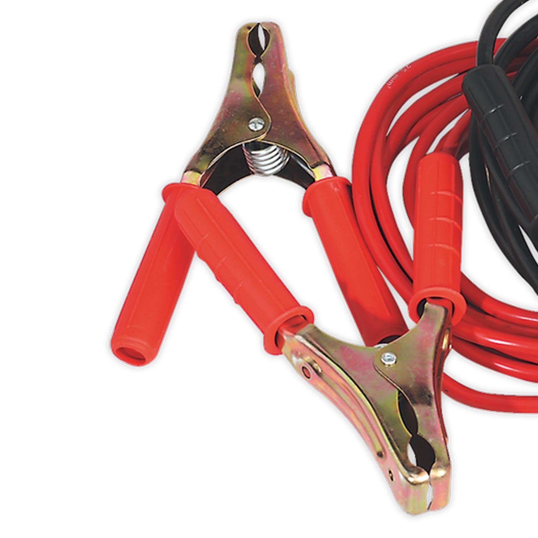 Sealey Booster Cables Heavy-Duty Clamps - 25mm x 5m Copper 600A