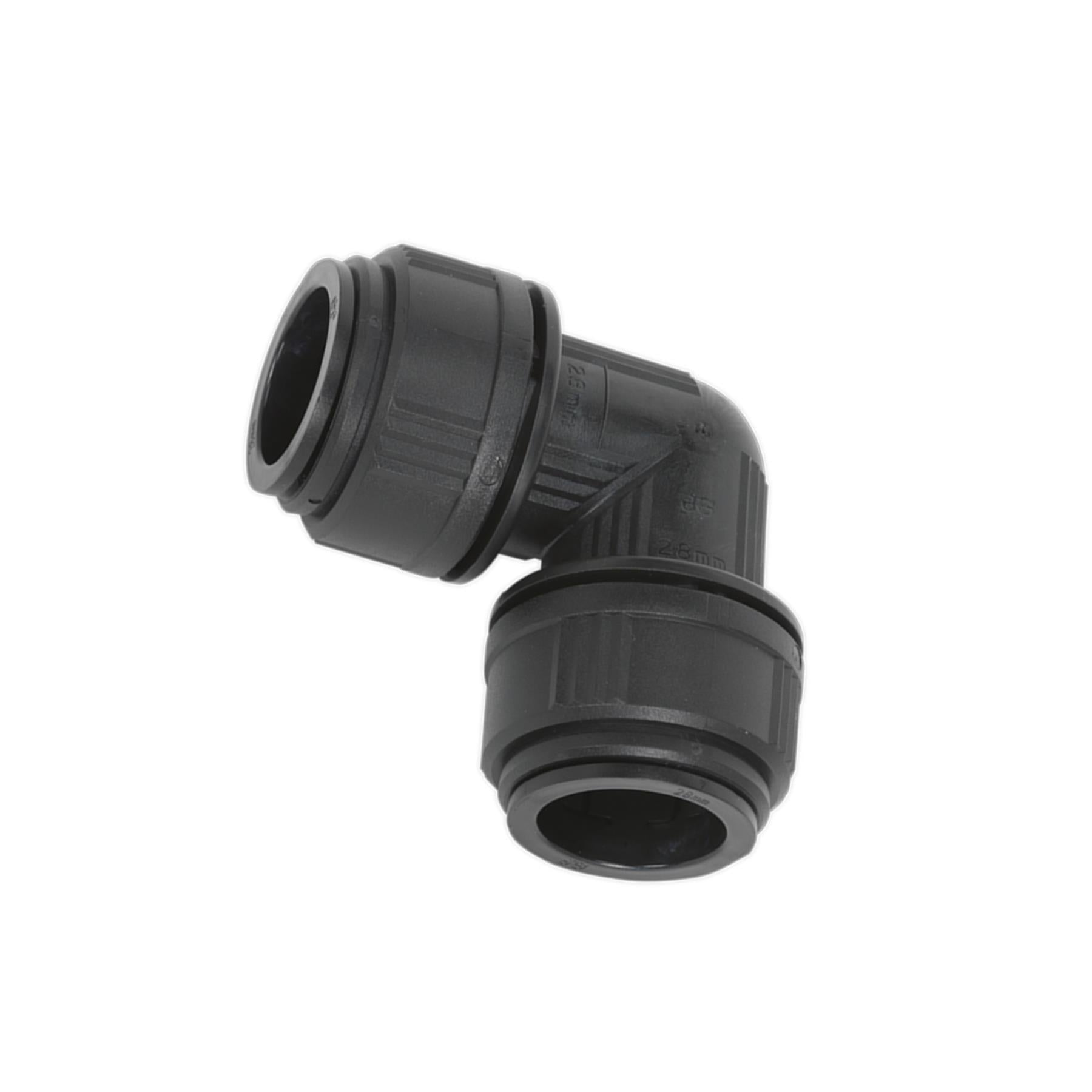 Sealey Equal Elbow Ø28mm Pack of 5 (John Guest Speedfit® - PM0328E)