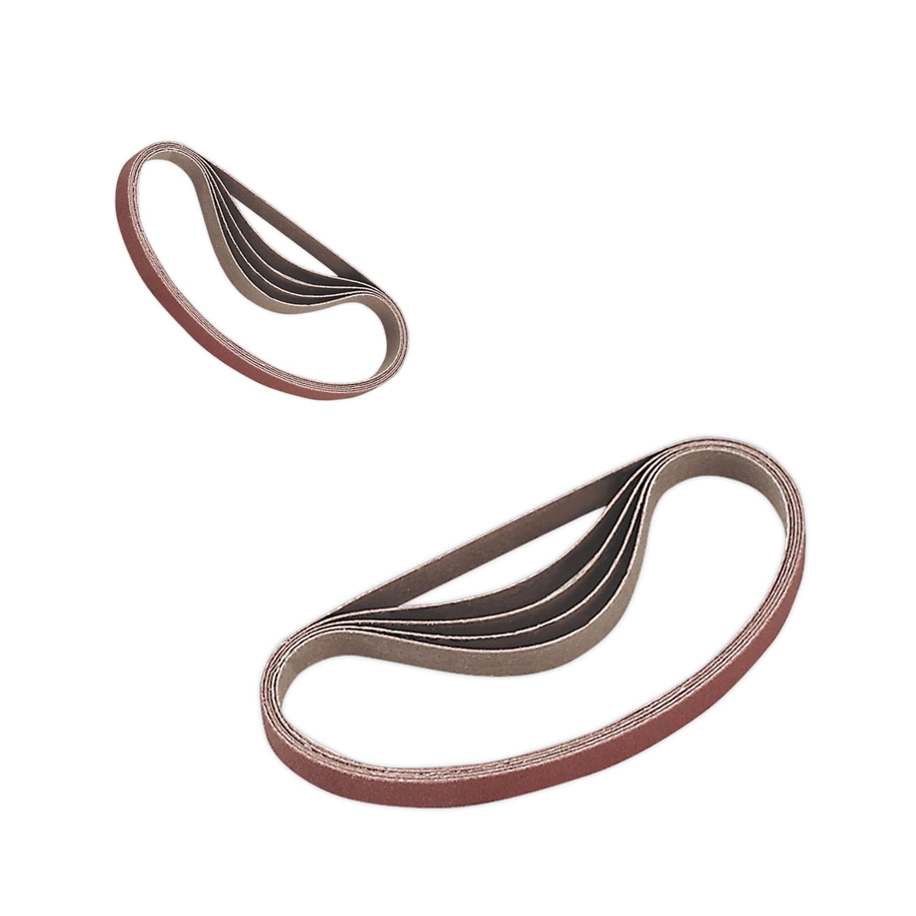 Sealey Sanding Belt 10 x 330mm 120Grit Pack of 5