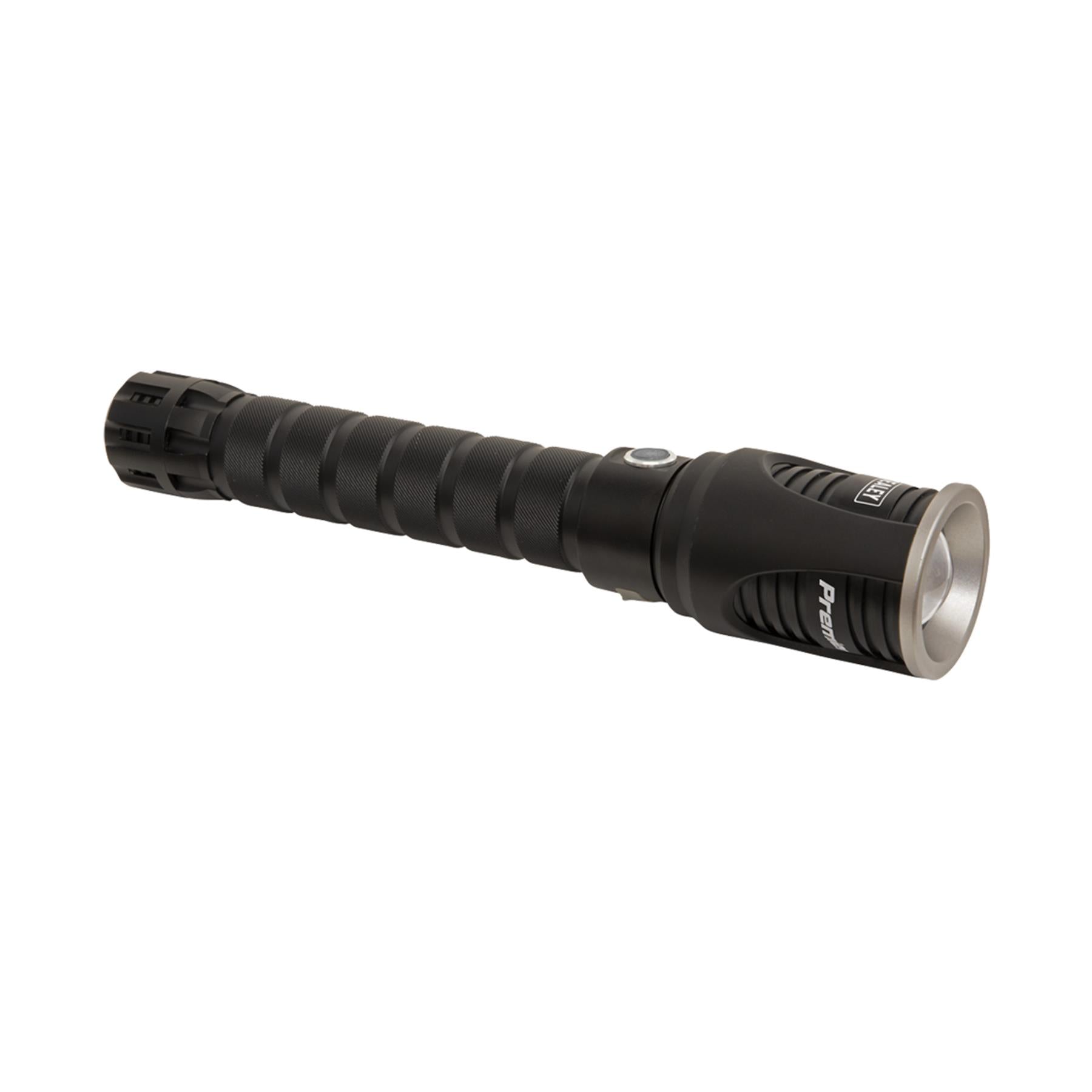 Aluminium Torch 20W SMD LED Adjustable Focus Rechargeable with USB Port