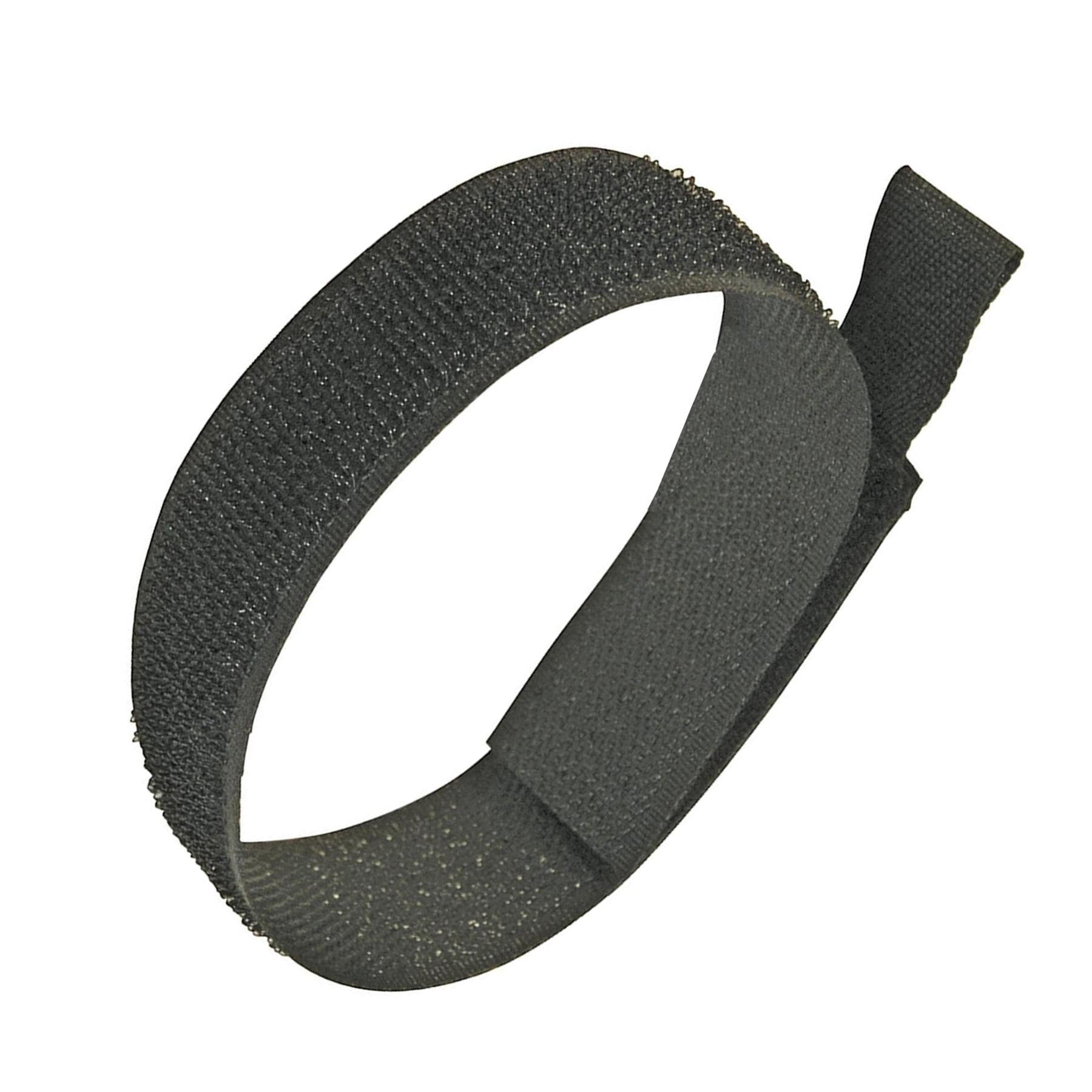 Hook and Loop 150mm Black Nylon strap strapping Cable Ties with buckle Band luggage Strap