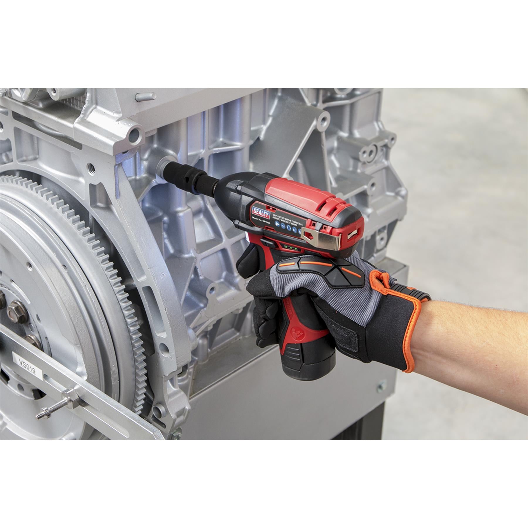 Sealey Impact Wrench 12V 3/8" Sq Drive 80Nm Body Only Garage Workshop