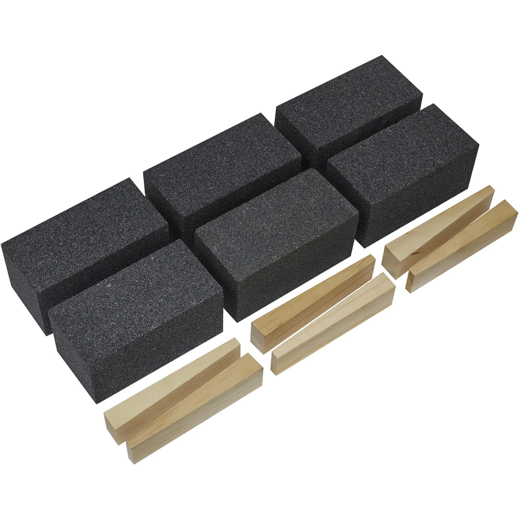 Sealey Floor Grinding Block 50 x 50 x 100mm 36Grit Pack of 6