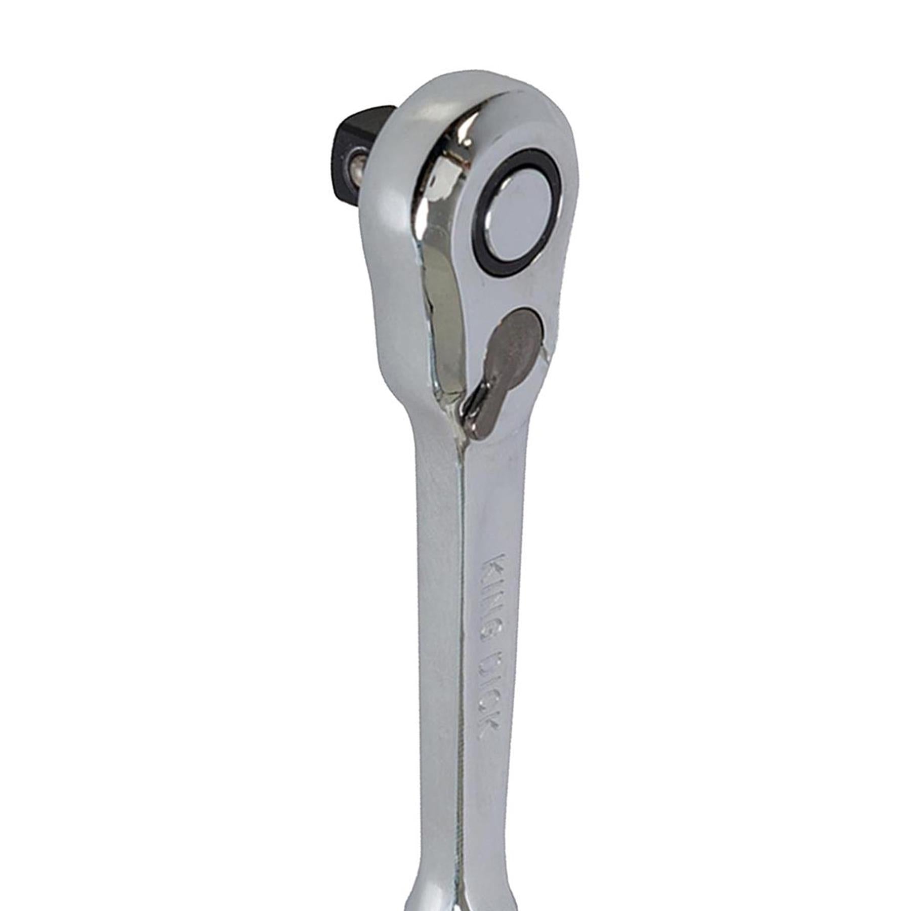 King Dick Full Chrome Reversible Ratchet SD 60 Teeth 1/2" Spanner