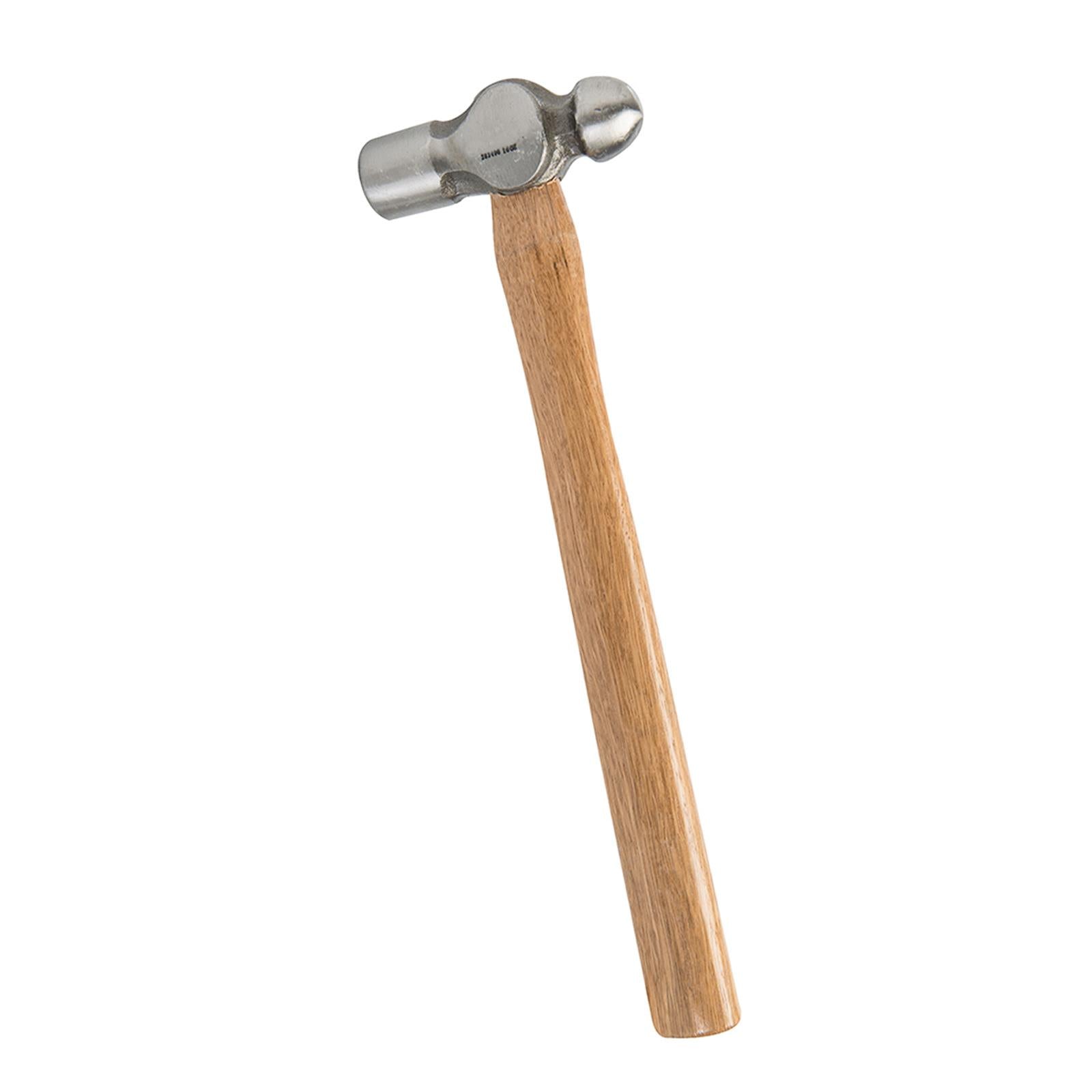Hardwood Ball Pein Hammer 16Oz -454G Strong Forged Steel Metal Punching Riveting