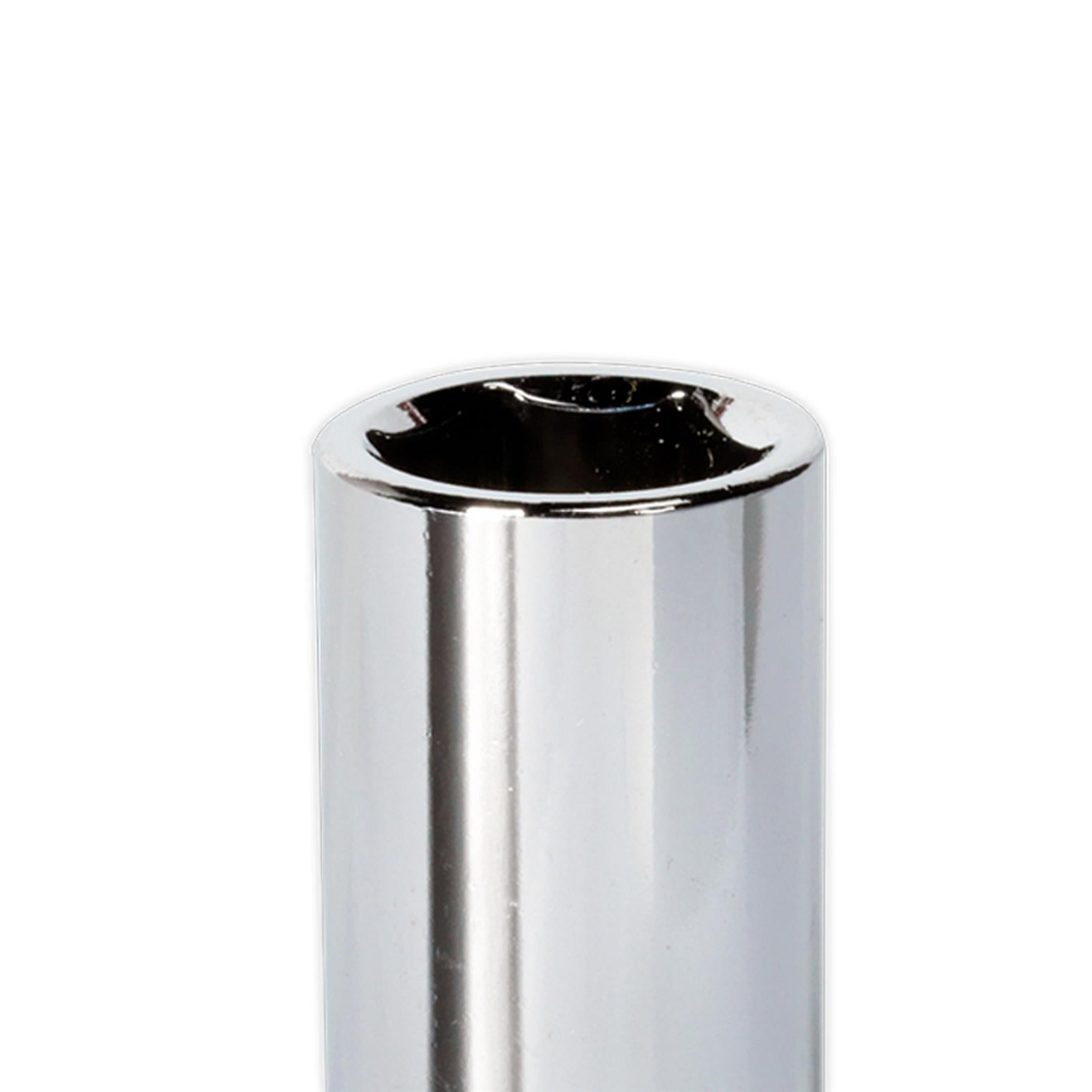Sealey WallDrive Socket 15mm Deep 3/8"Sq Drive Fully Polished