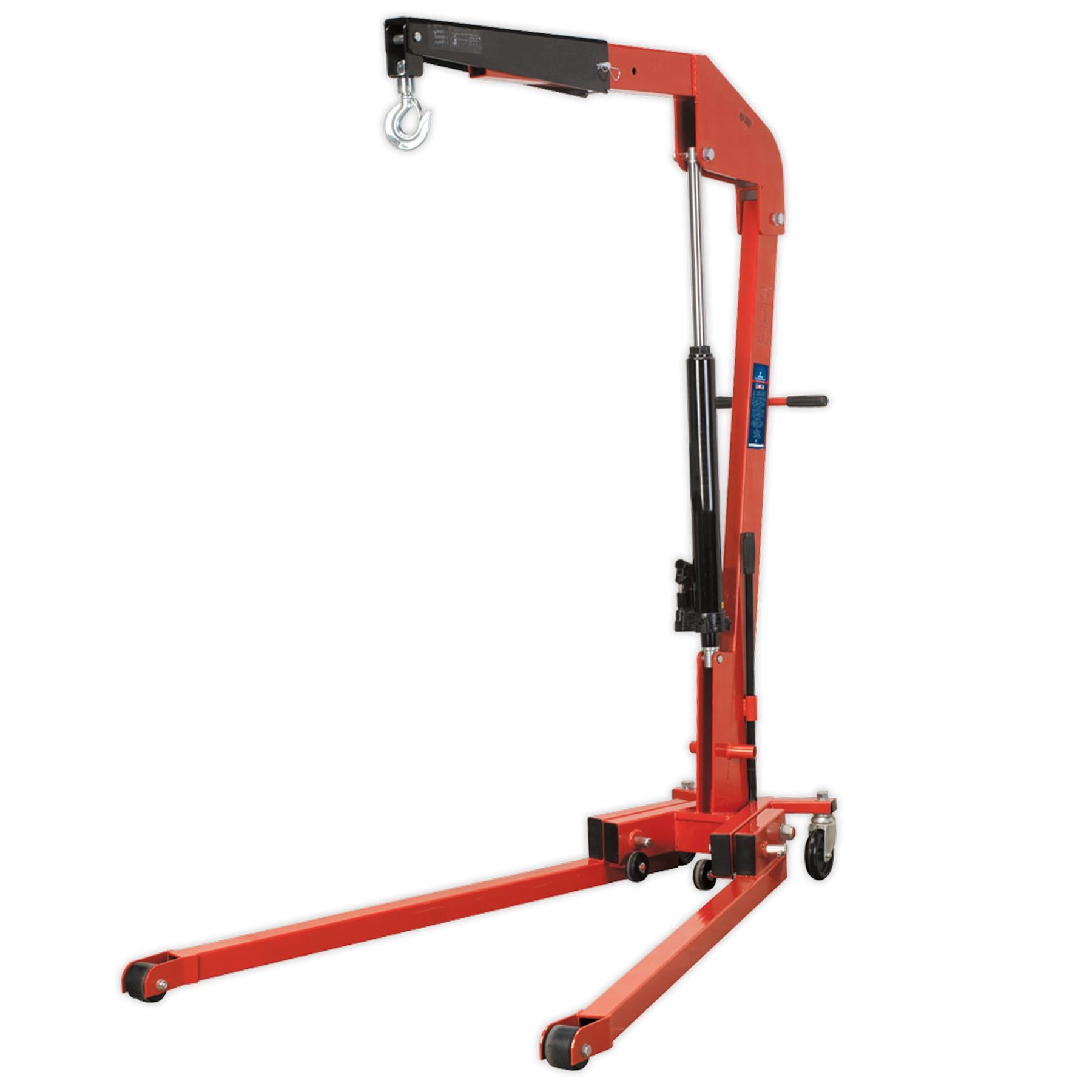 Sealey Folding Engine Crane 1tonne Fast folding 2 Year guarantee