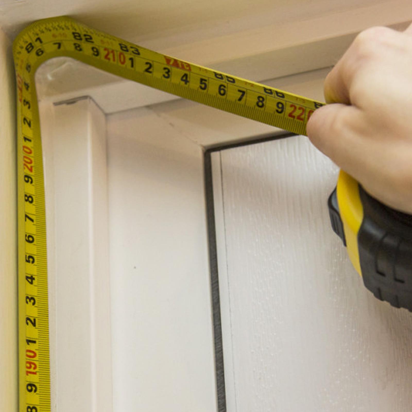 BlueSpot 8m 26Ft Extra Wide Blade Tape Measure Rubber Grip Metric & Imperial