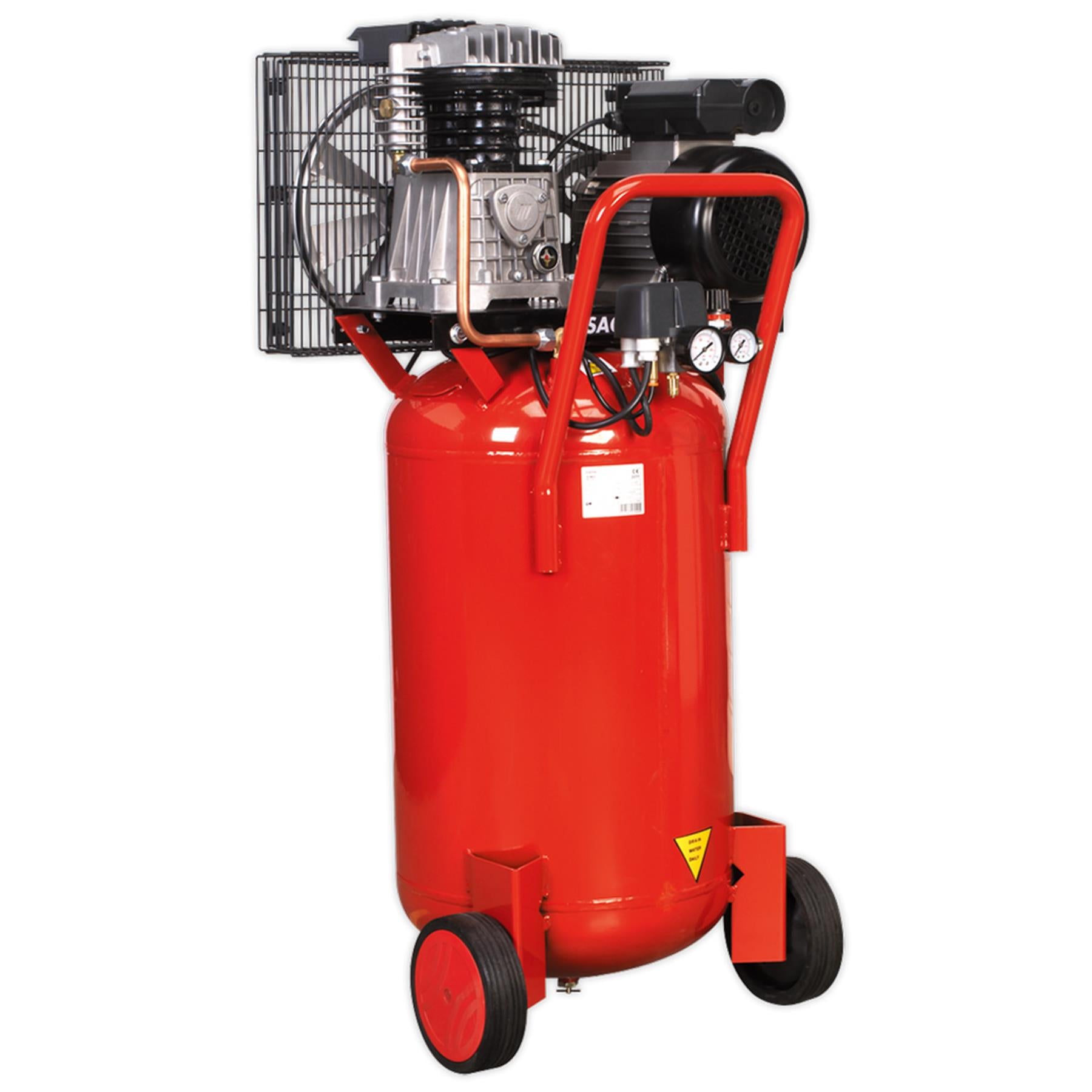 Sealey Compressor 90L Vertical Belt Drive 3hp