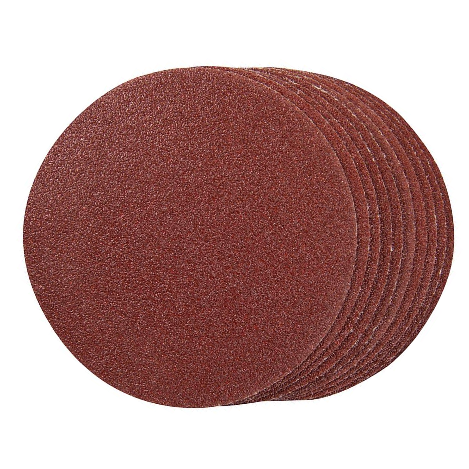 Hook & Loop Sanding Disc 125mm 10Pk - 4 X 60G, 2 X 80G, 2 X 120G & 2 X 240 Grit