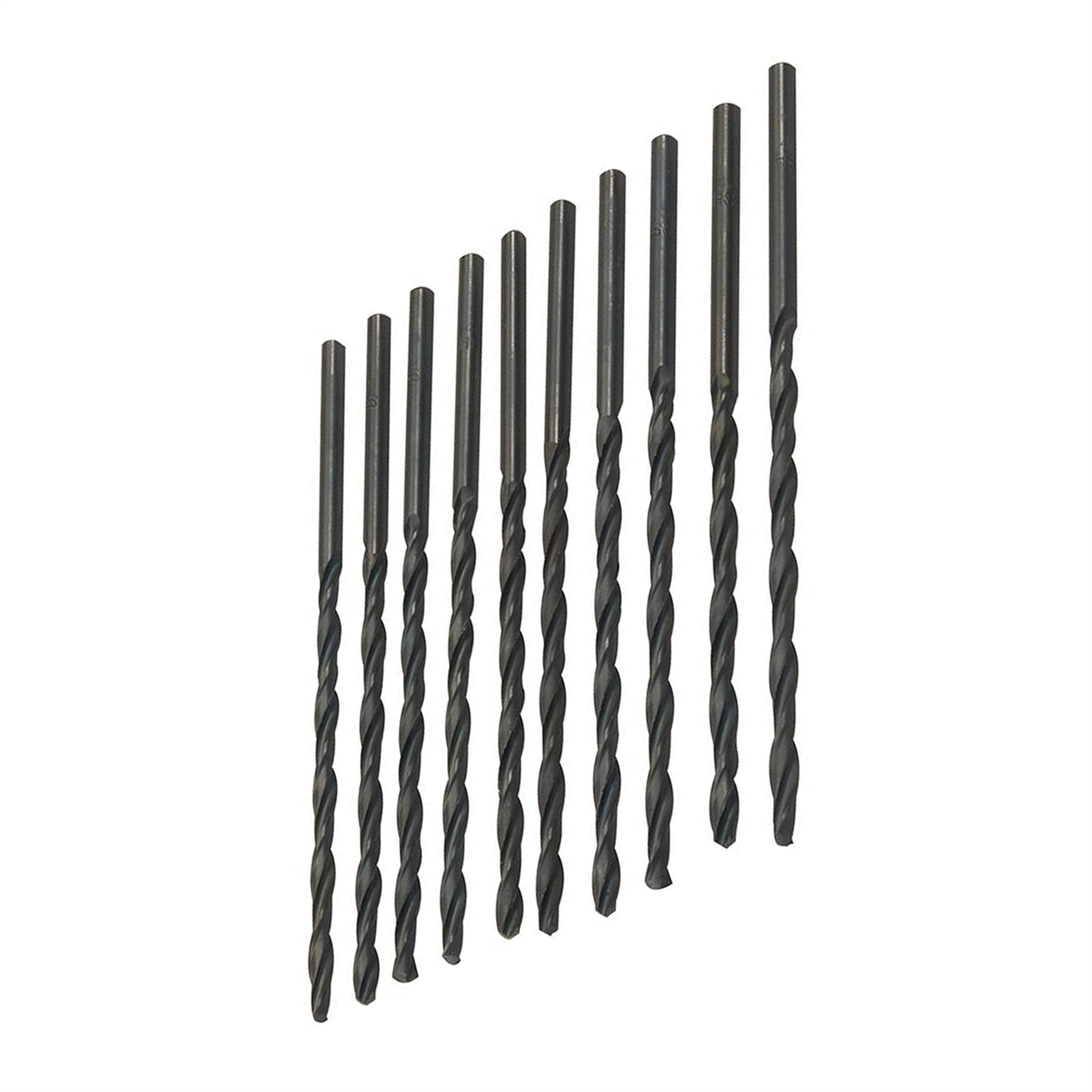 Long HSS Metric Jobber Drill Bits 4.5 x 126mm Metal Steel Wood Plastic 10pk