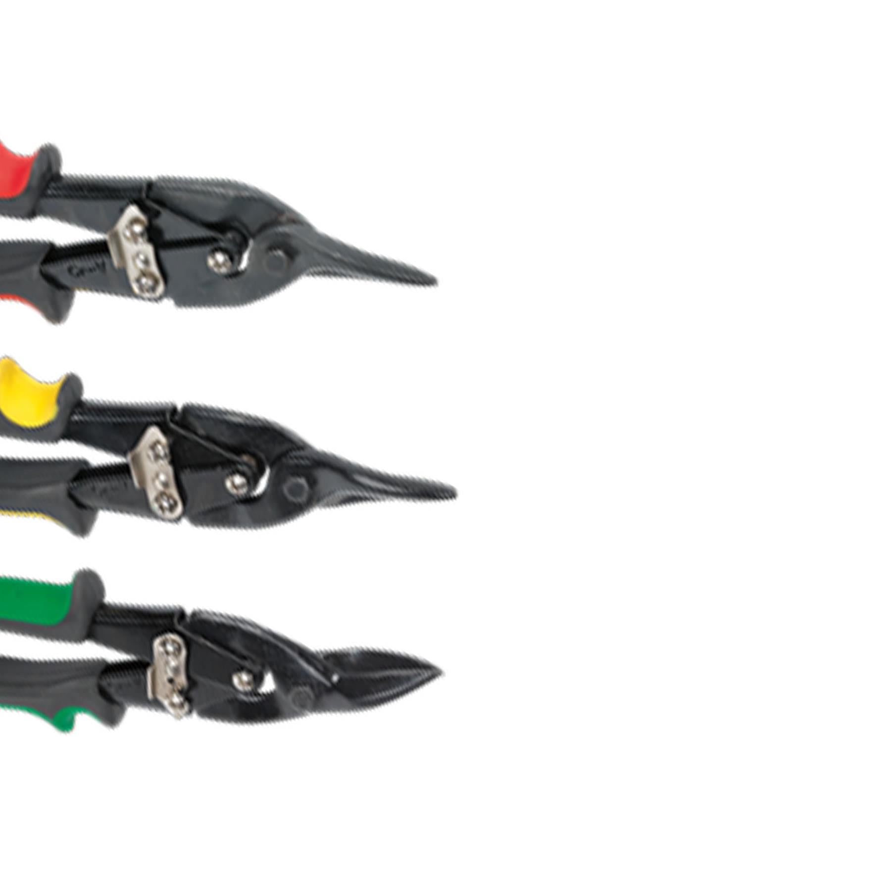 Sealey Aviation Tin Snips Set 3pc