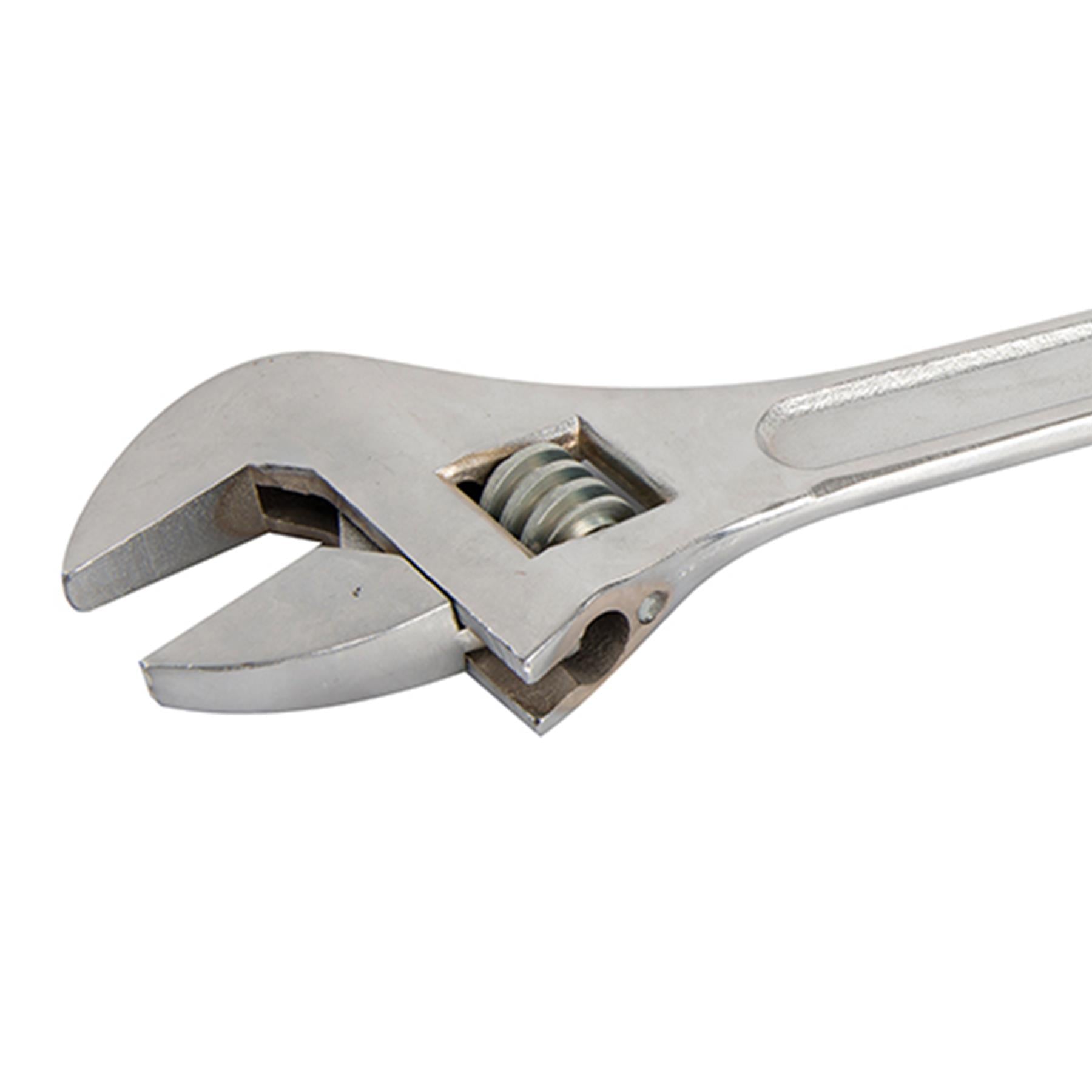 Adjustable Wrench 600mm Length - Jaw 57mm Drop-Forged Chrome Plated New