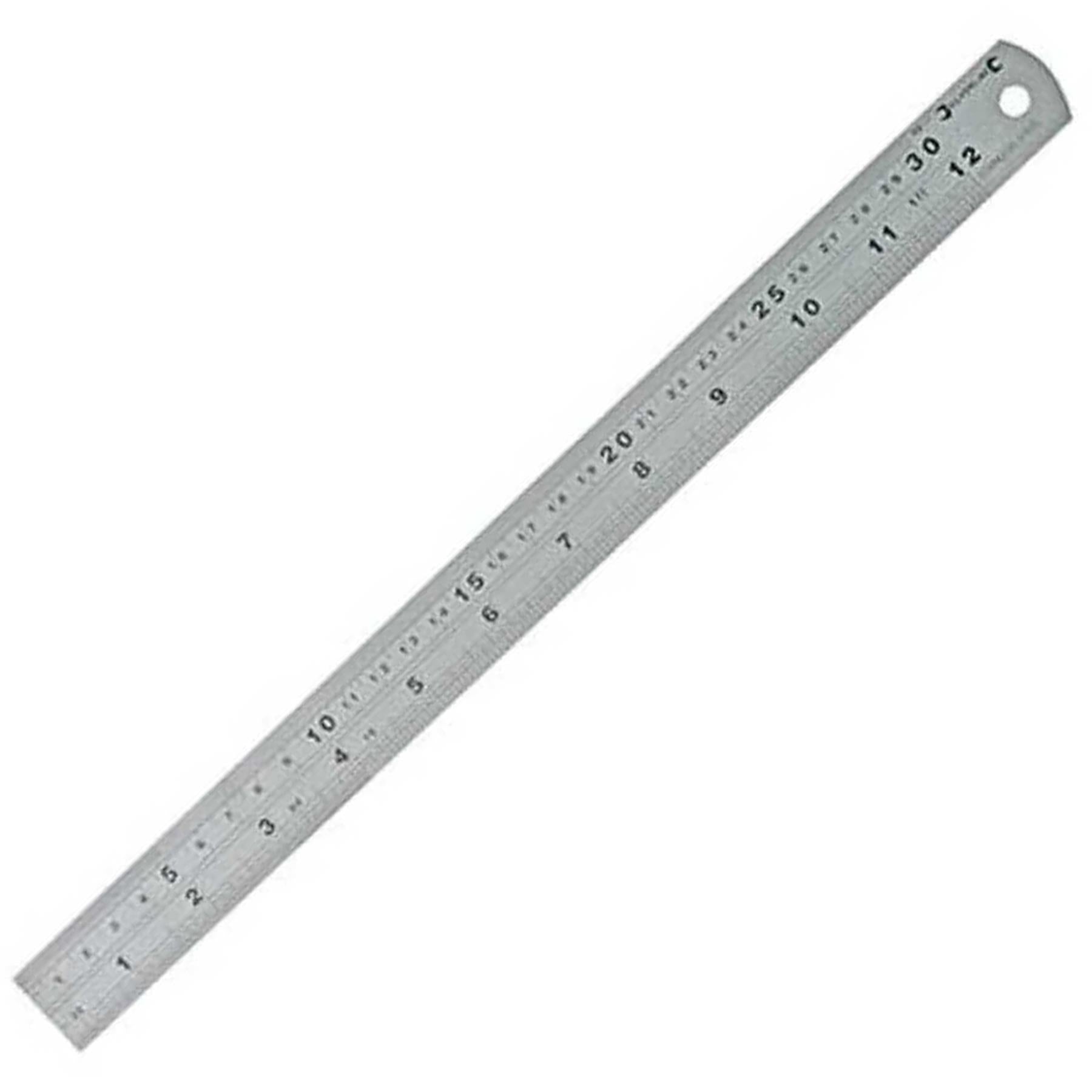 Stainless Steel Rule Imperial Metric Ruler