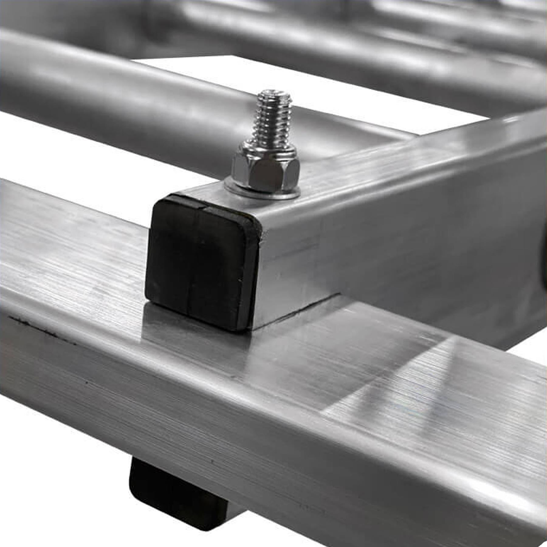 Dapetz 11 Rung Aluminium Extension Ladder 3m, Single Section, Made In Uk