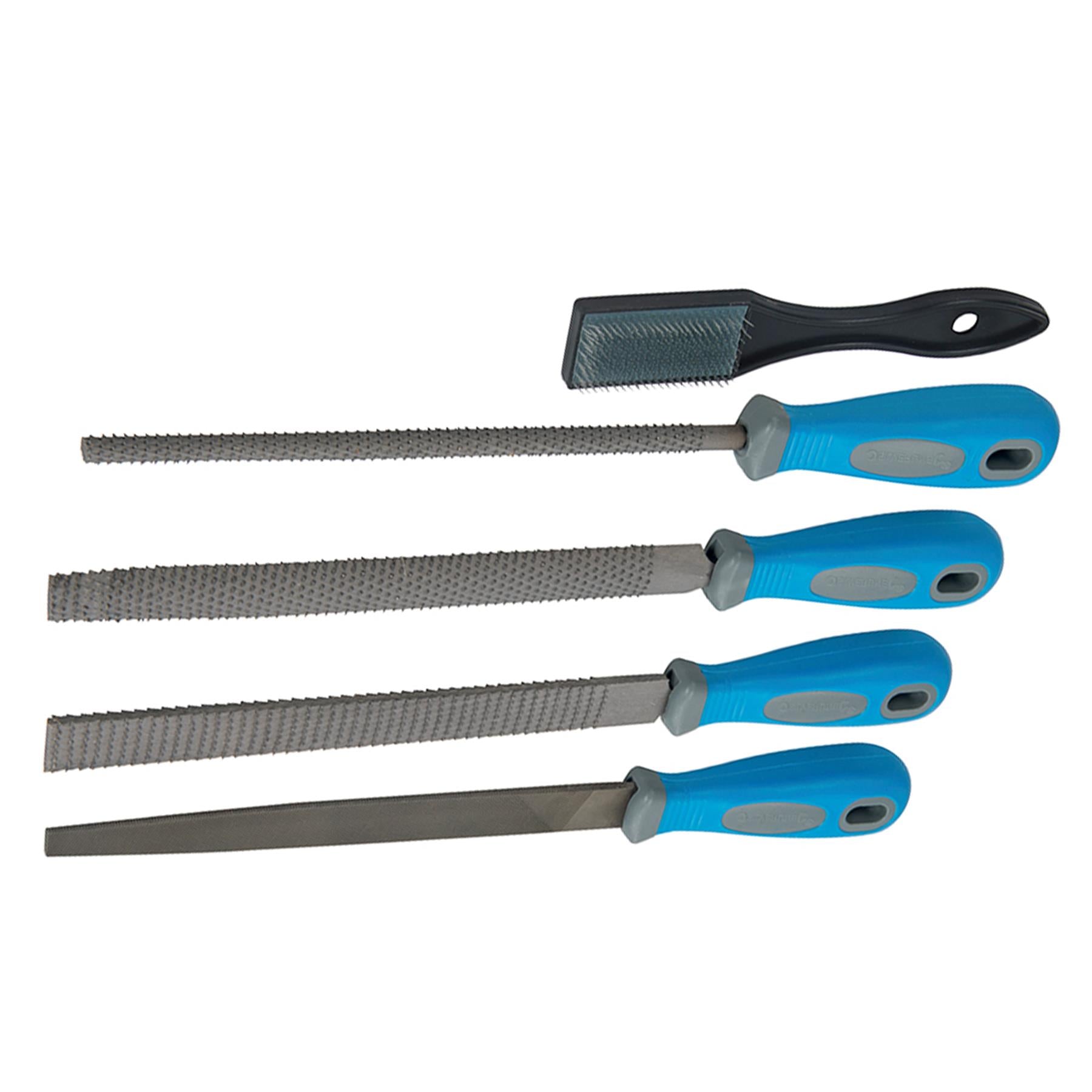 Metal File & Rasp Set 9Pce Mechanical Engineering Tools Coarse & Fine Shaping 8"