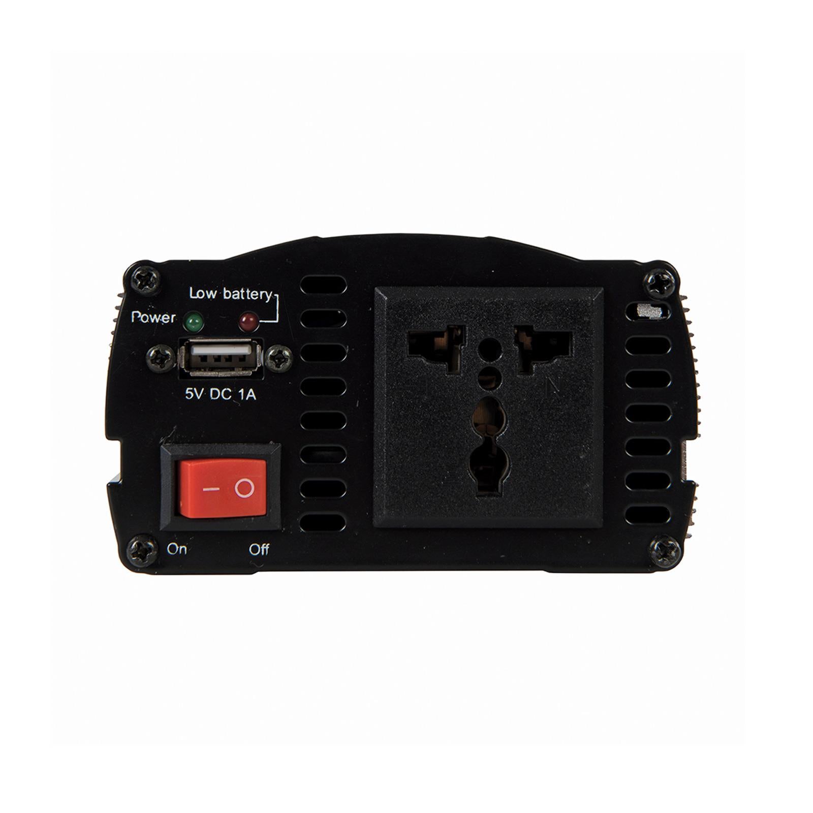 12V Inverter - 300W (Single Socket) Allows 12V Batteries To Power 230V Ac