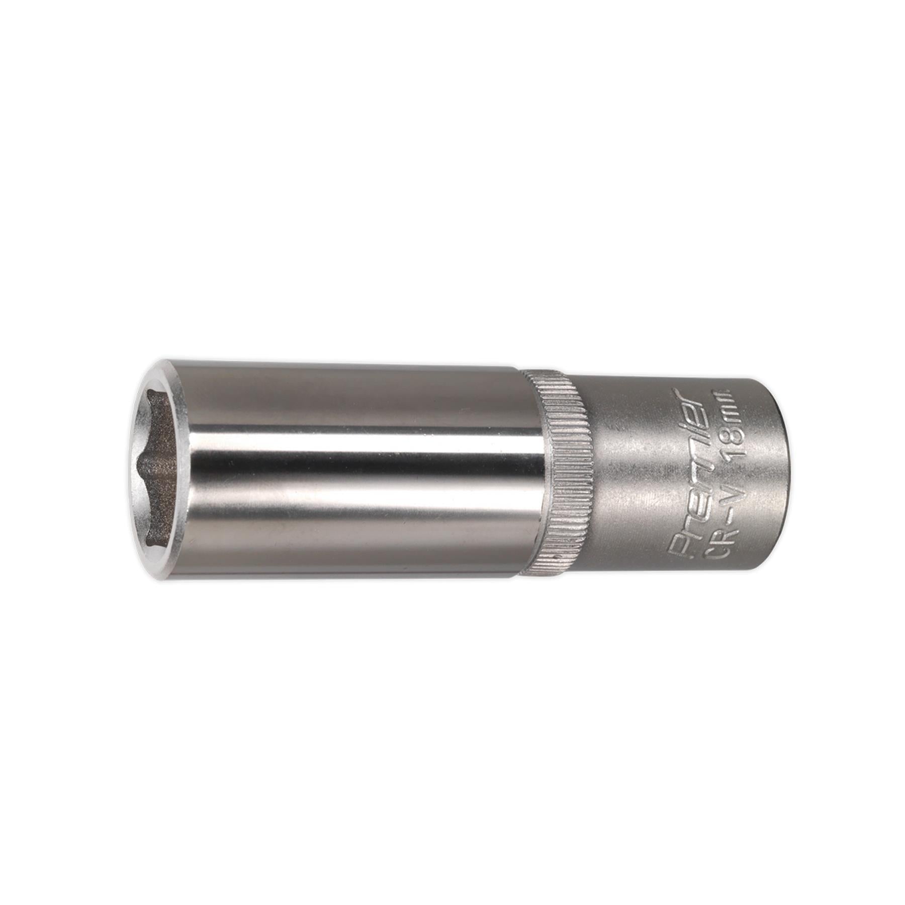 Sealey WallDrive Socket 18mm Deep 1/2"Sq Drive