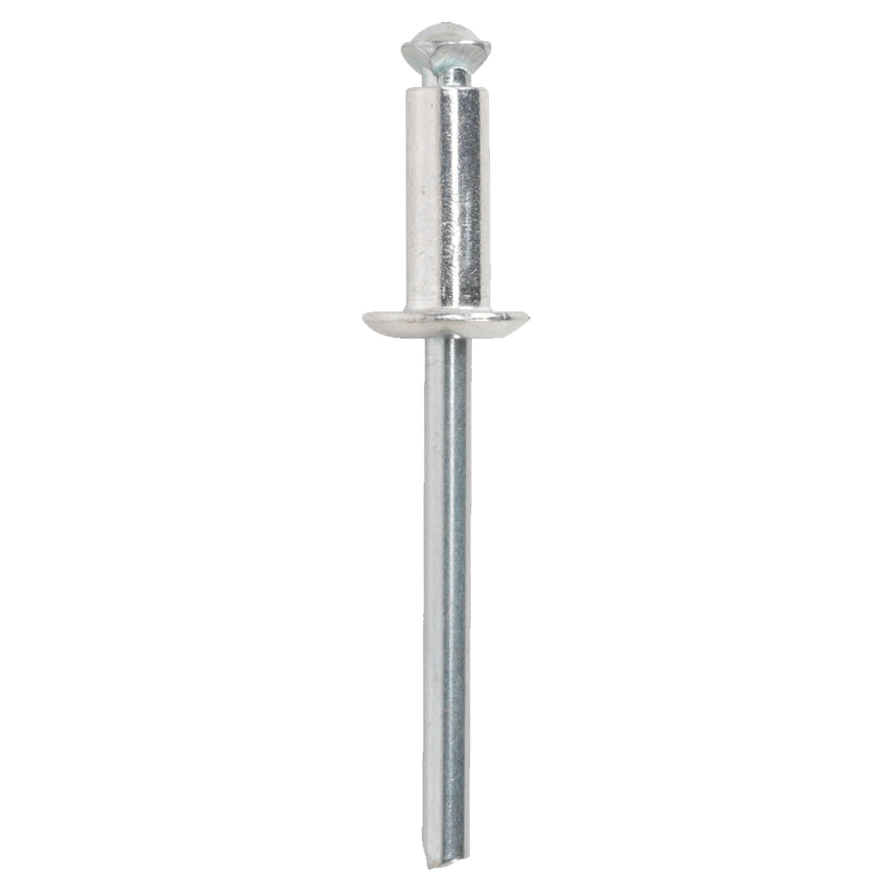 Sealey Aluminium Peel Back Rivet Std Flange 4.8 x 12mm Pack of 200