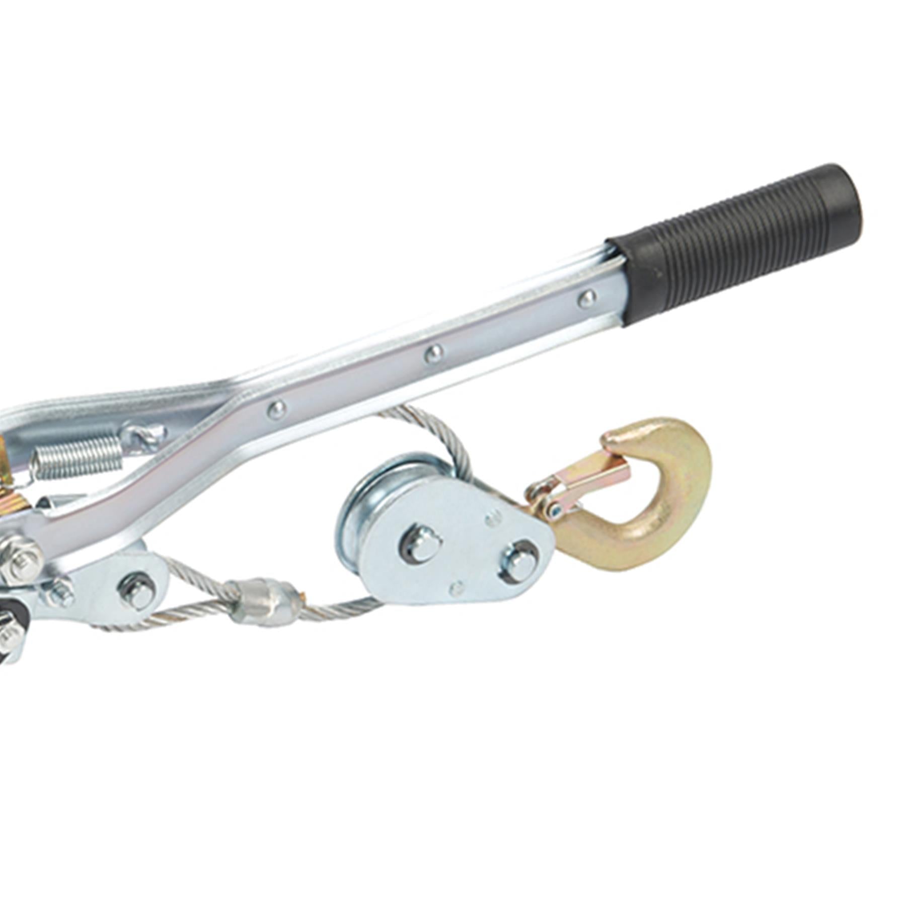 Hand Cable Puller 2000Kg Heavy Duty 3M Cable With Drop-Forged Steel Hooks