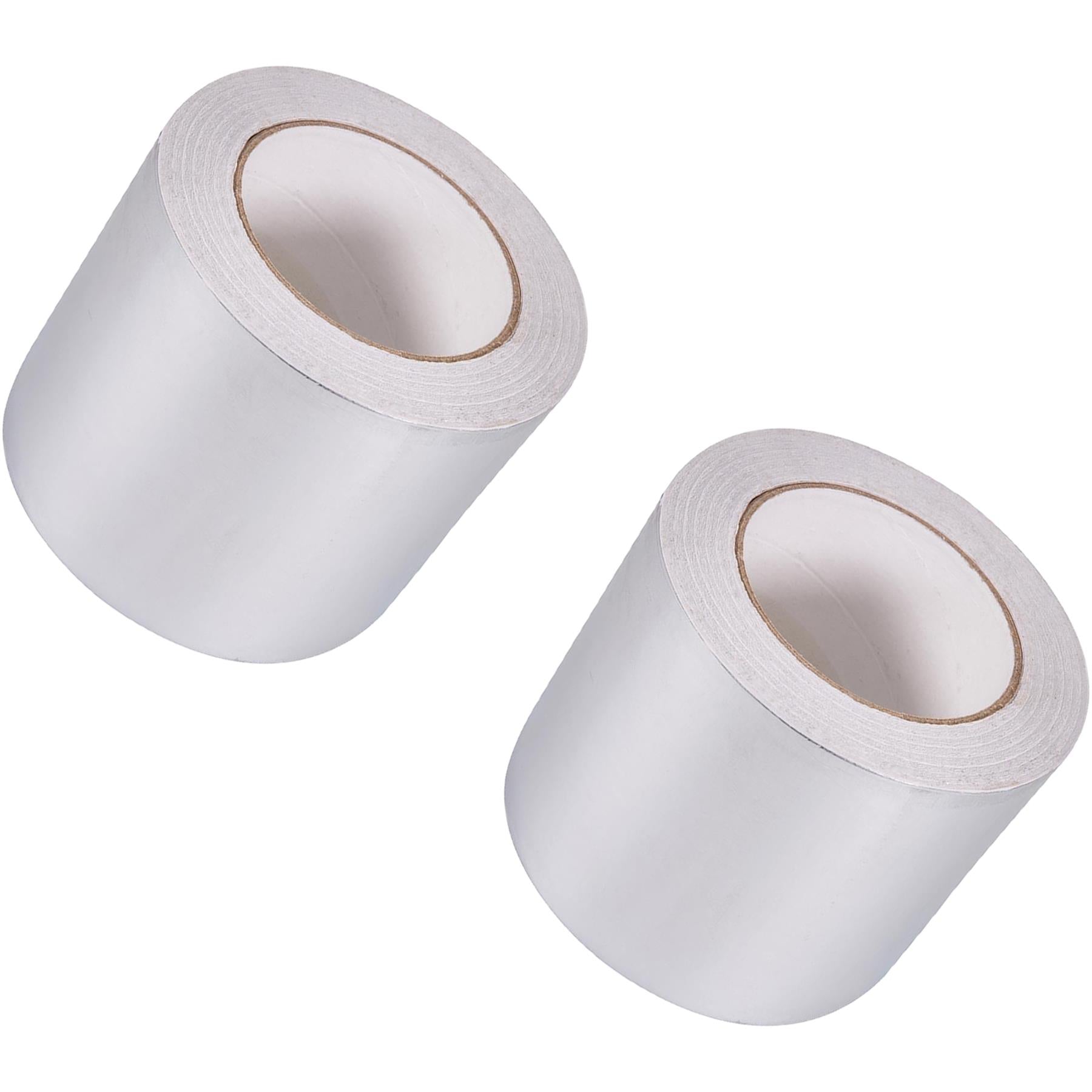 Aluminium Foil Tape 50m Set of 3 Big Roll Self Adhesive Insulation Reflective