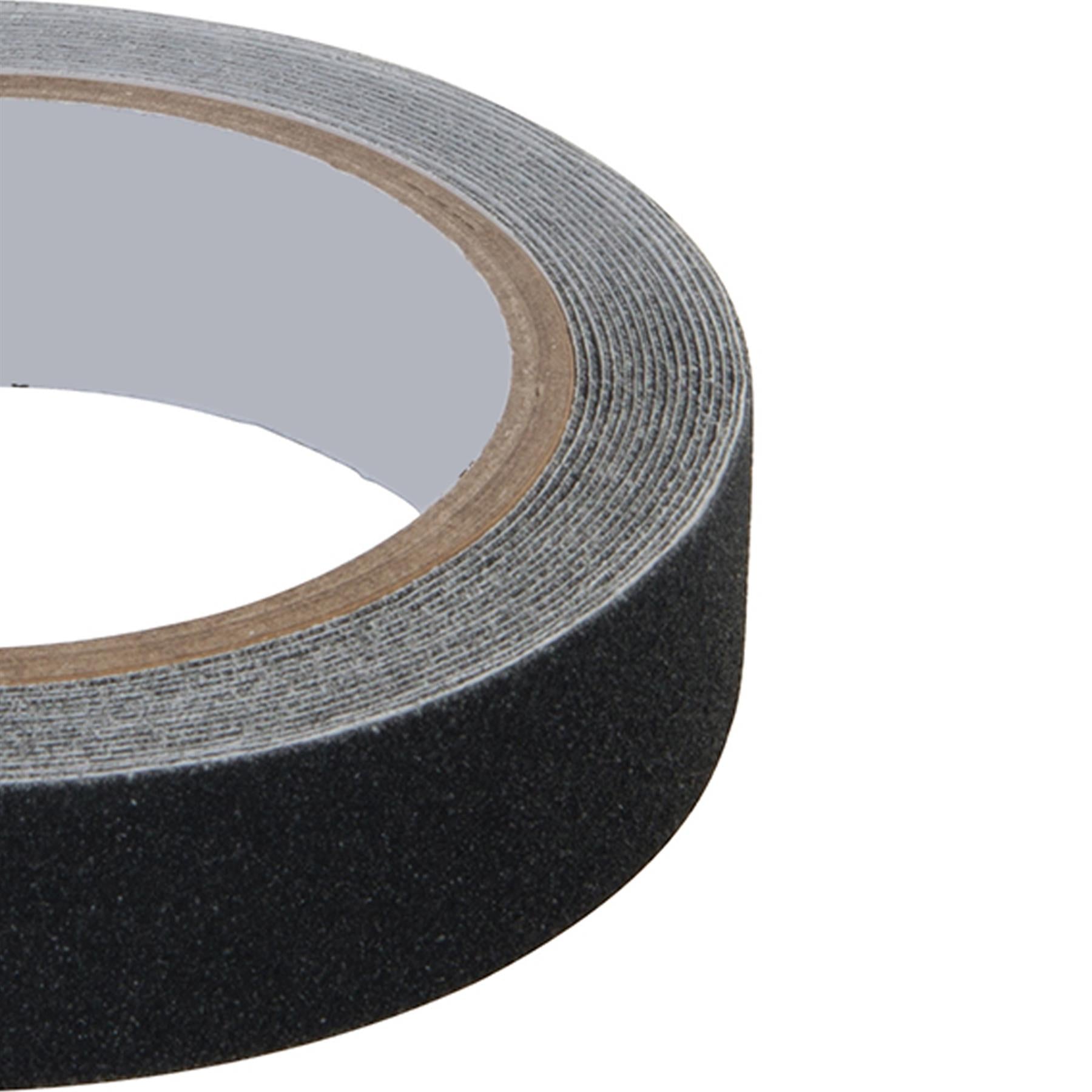 Fixman Anti-Slip Tape 24mm x 5m Black 190274 Sticky Roll Slipery Surfaces Ramps