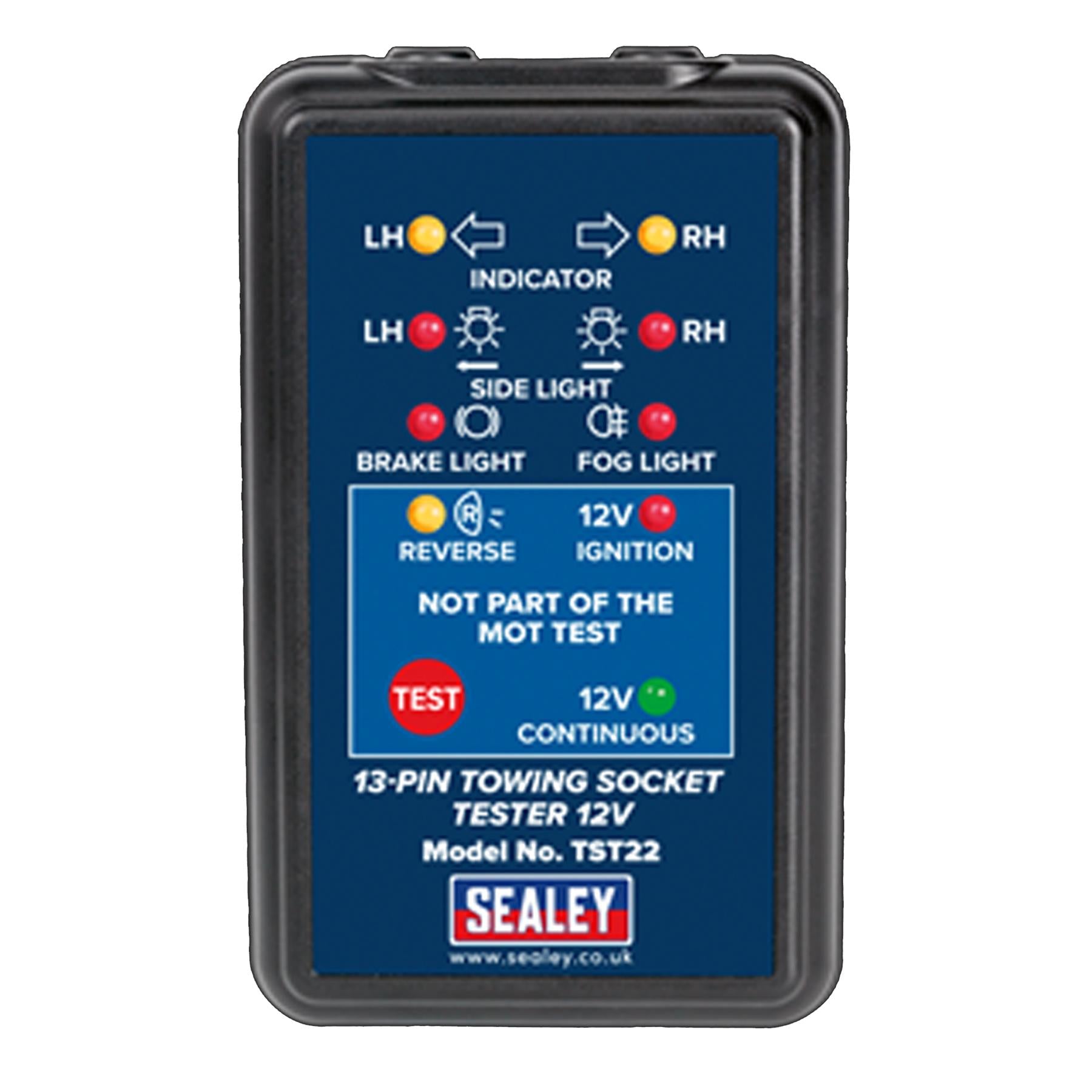 Sealey Towing Socket Tester 13-Pin 12V - DVSA Approved