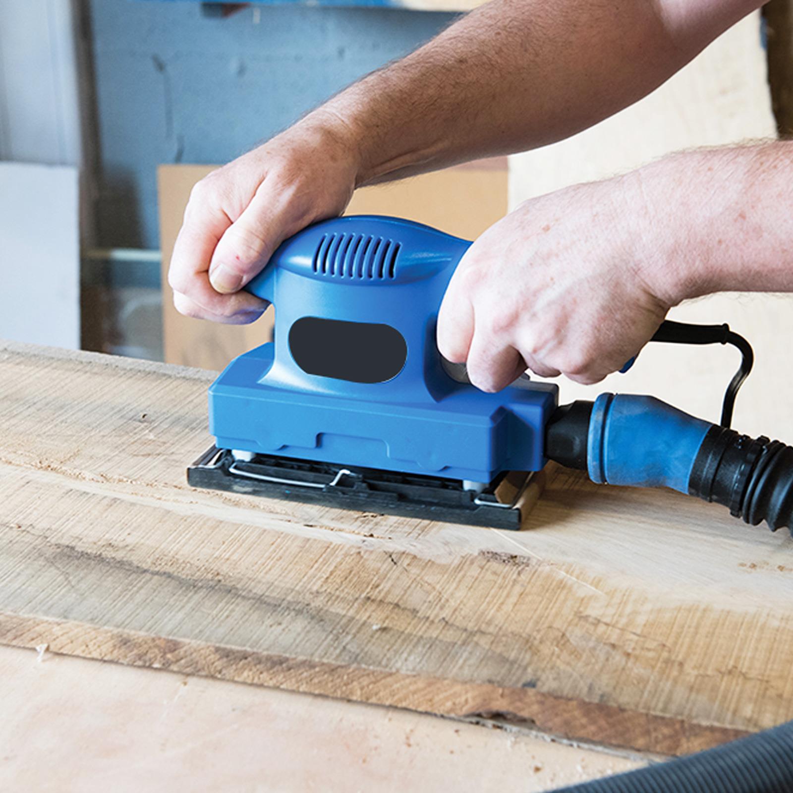 DIY 135W Orbital Sander 1/3 Sheet 135W Power Tool Lock-On Button