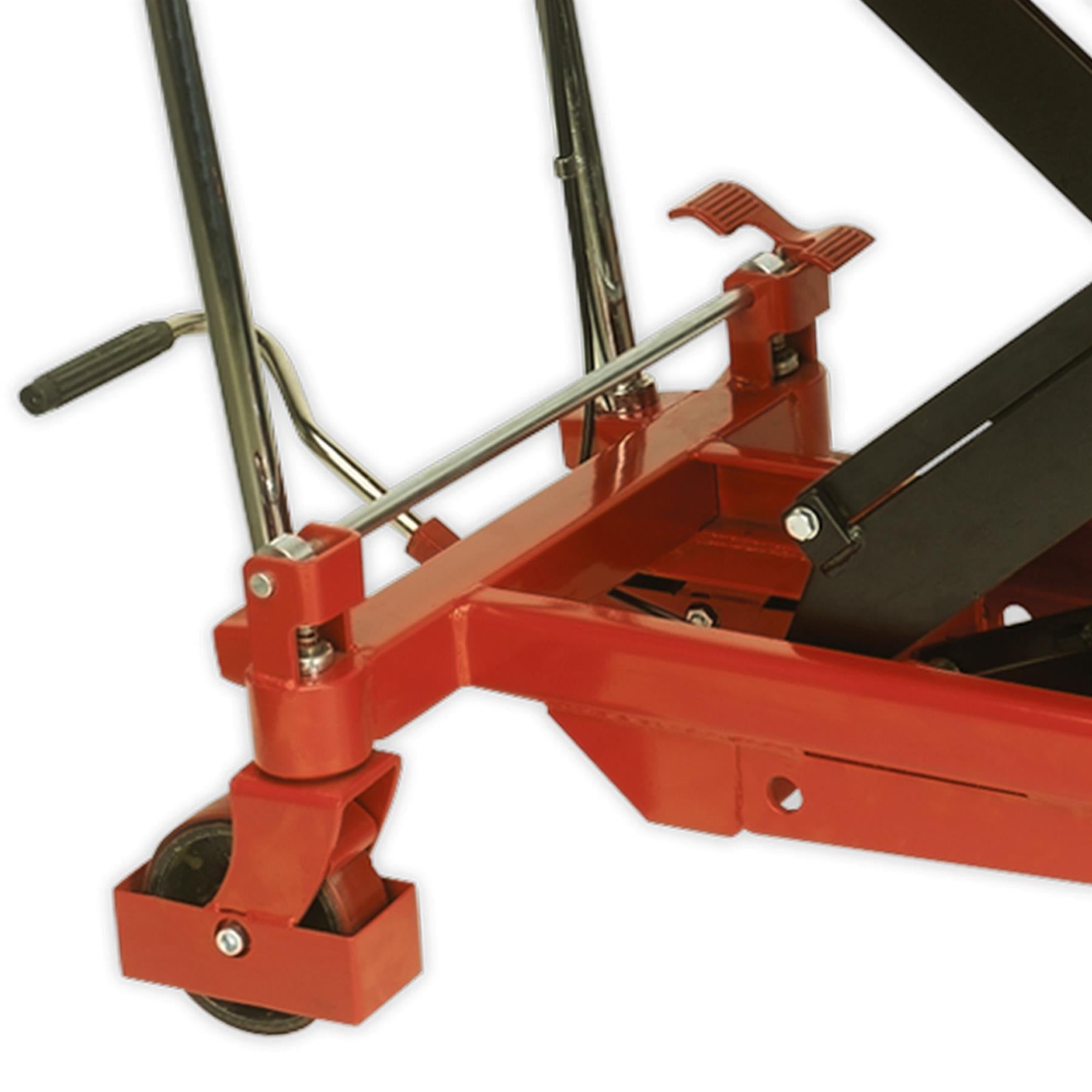 Sealey Hydraulic Platform Truck 1000kg With four composite wheels