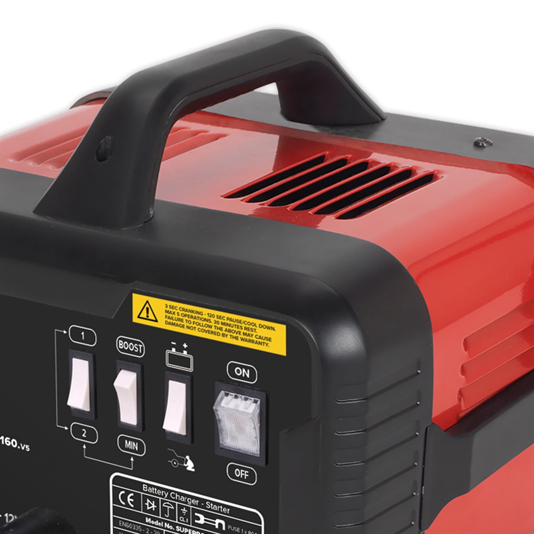 Sealey Starter/Charger 160/30Amp 12/24V 230V
