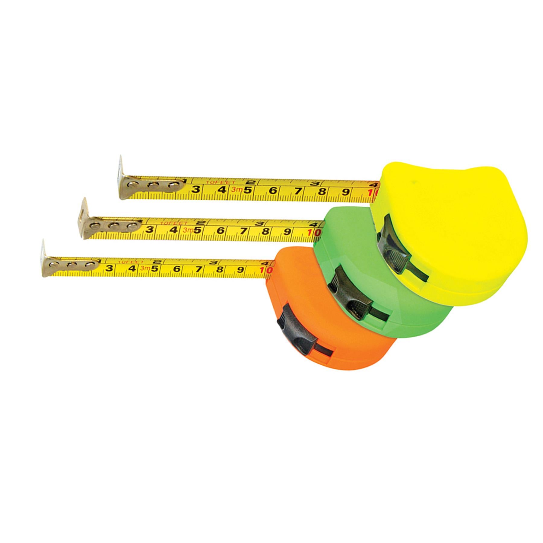 18Pce Hi-Vis Contour Tape Display Box 8M X 25mm Hgih Quality Tools New