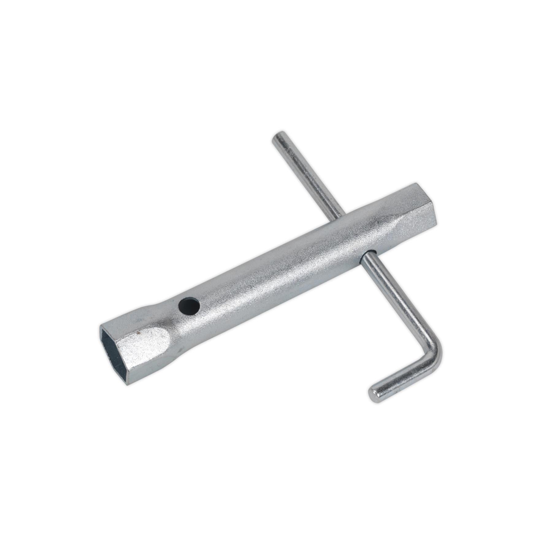 Sealey Dbl End Long Reach Spark Plug Box Spanner 17/21mm L-Bar