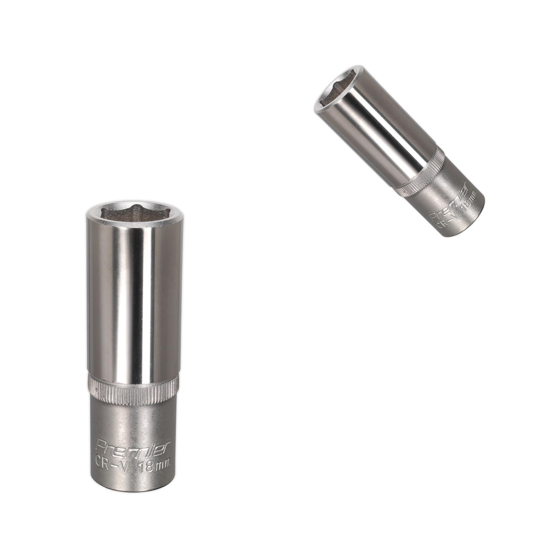 Sealey WallDrive Socket 18mm Deep 1/2"Sq Drive