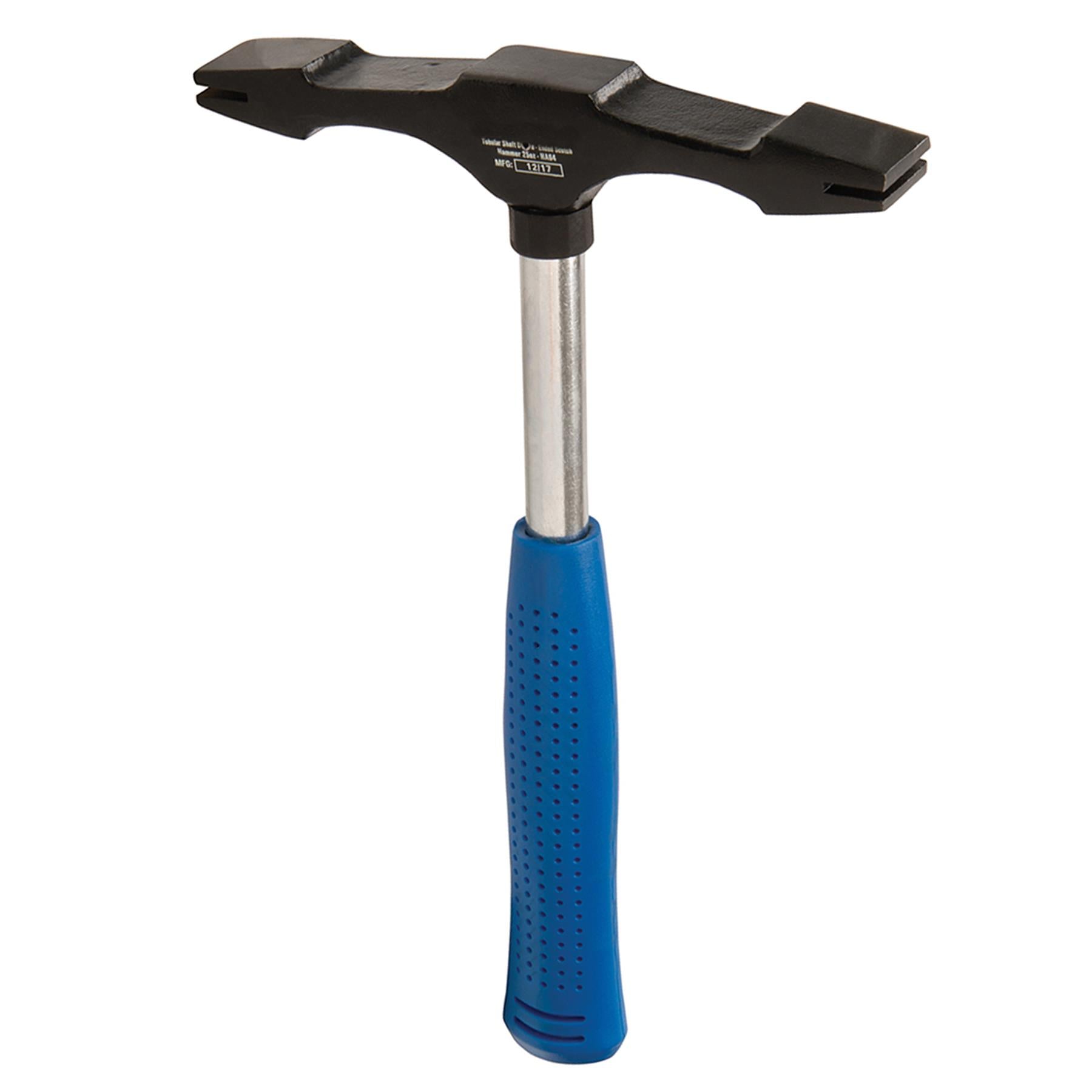 Tubular Shaft Double-Ended Scutch Hammer 25Oz (709G) Forged Powder-Coated Steel